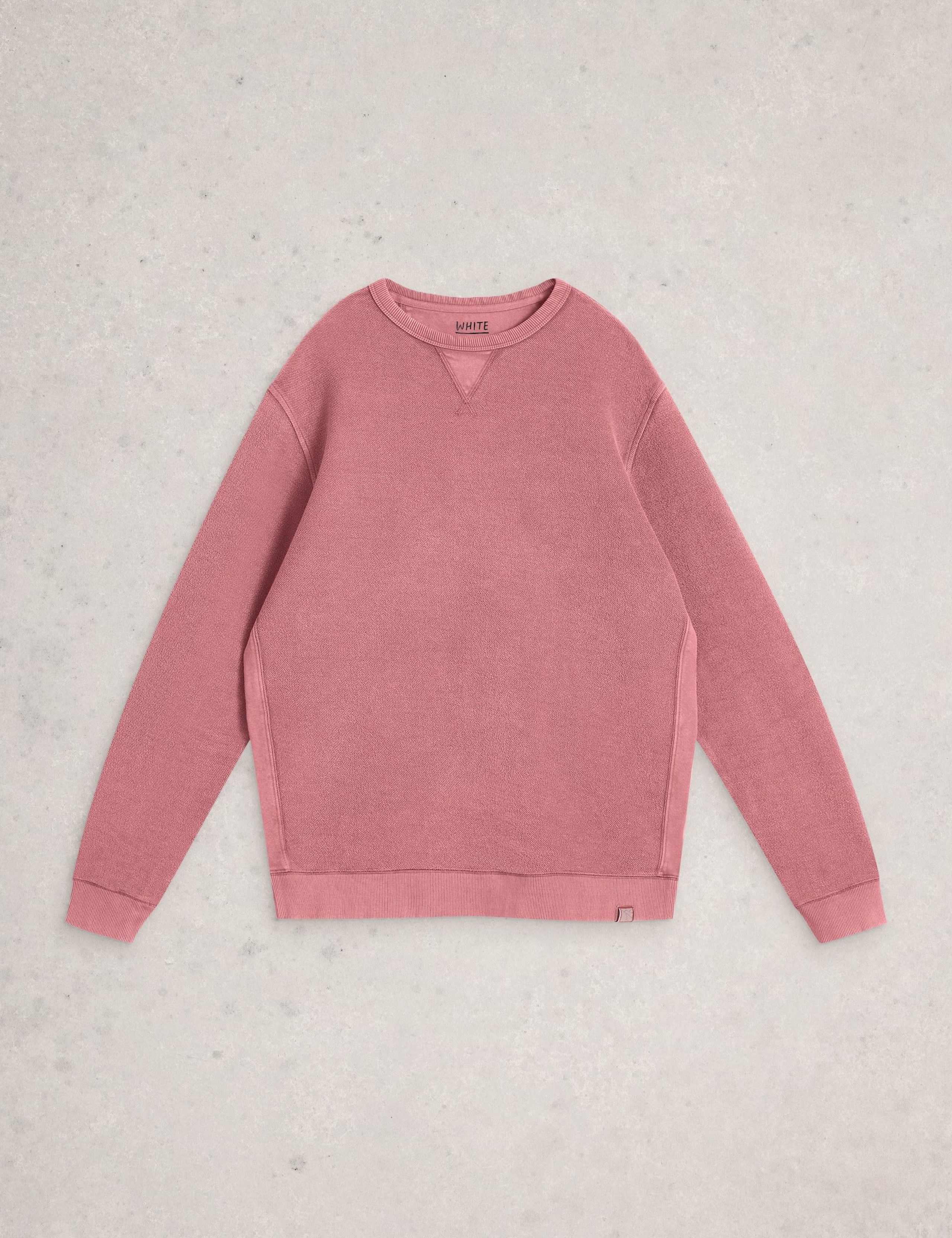 Pure Cotton Textured Crew Neck Sweatshirt 2 of 7