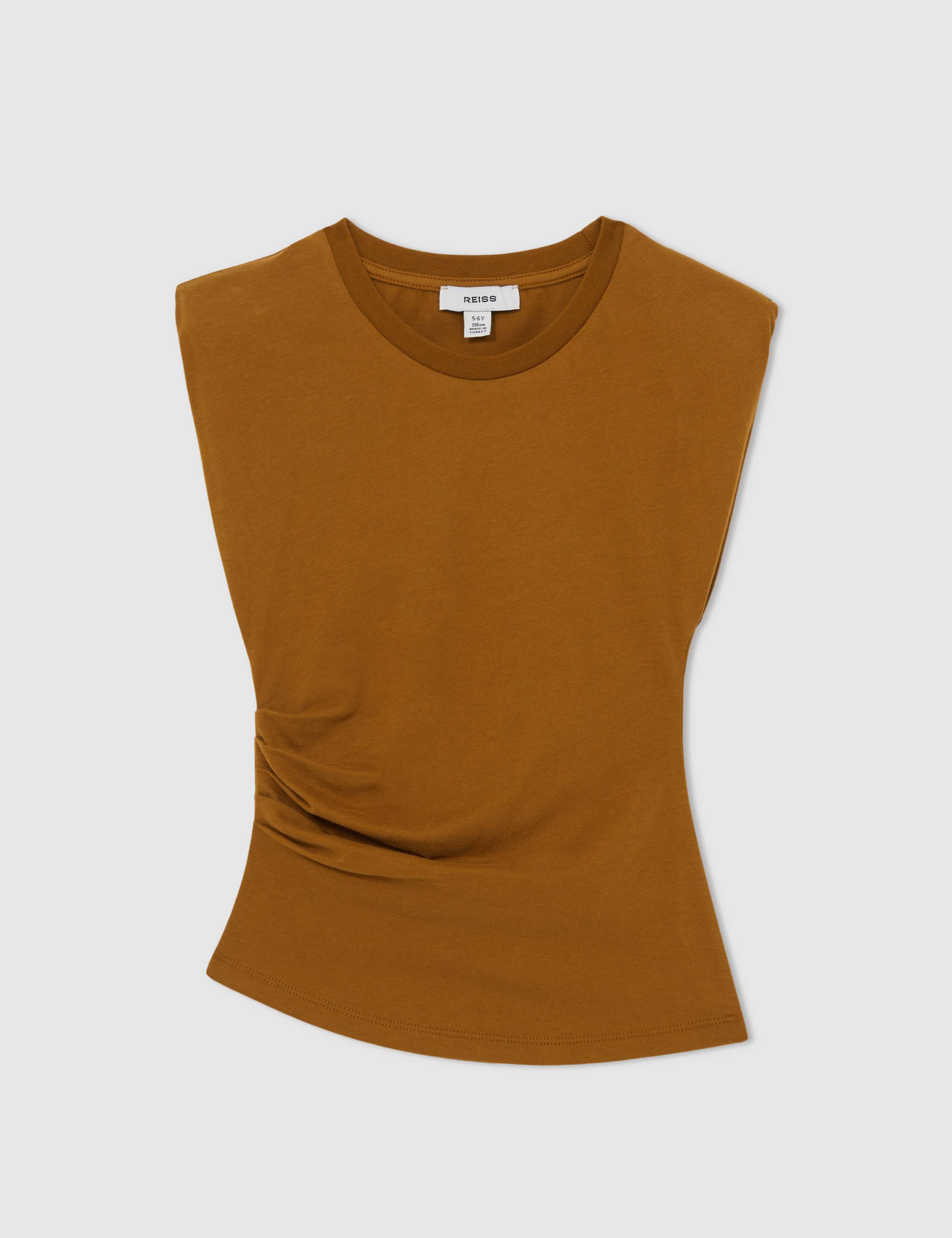 Pure Cotton Ruched Top (4-14 Yrs) 2 of 4