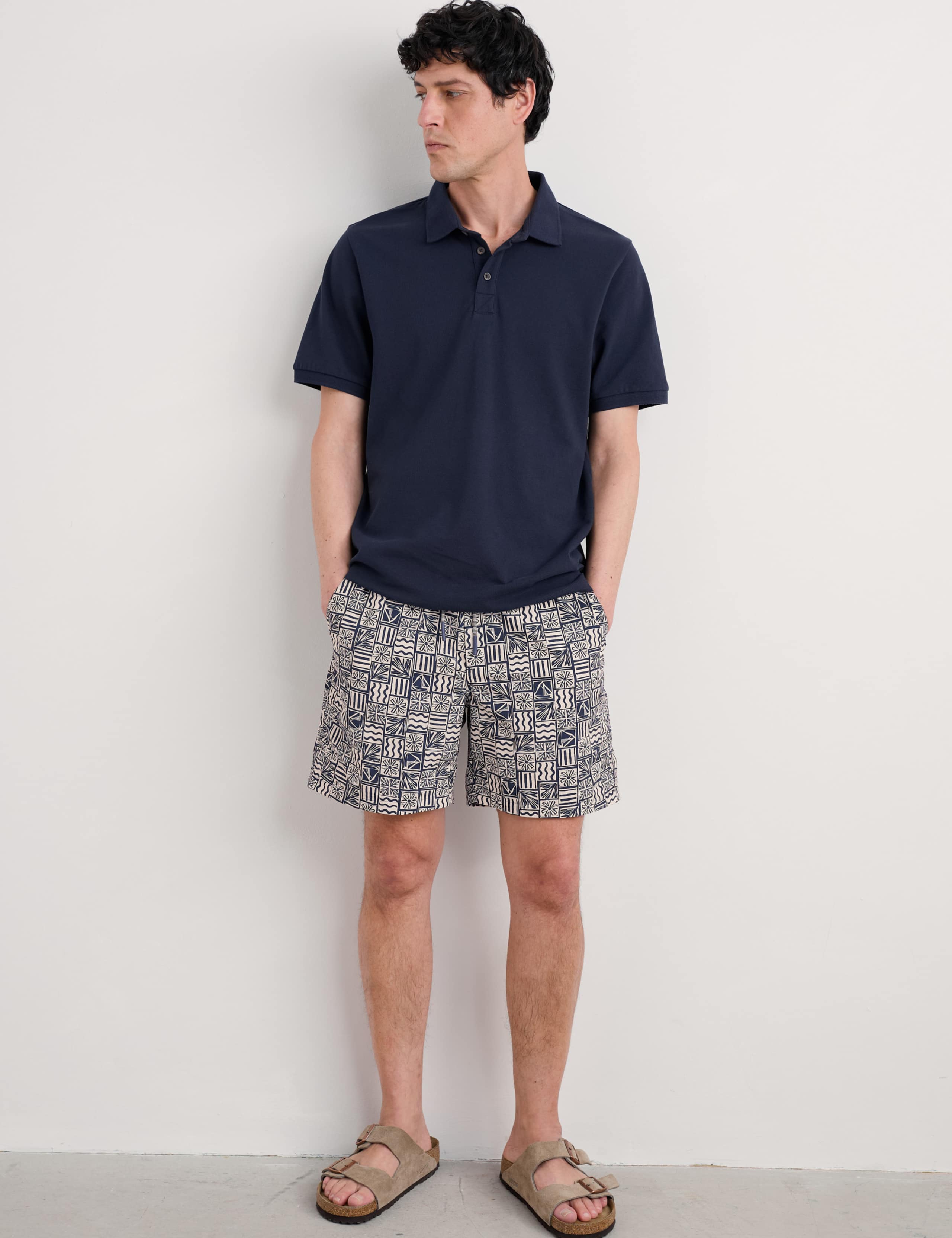 Pocketed Printed Swim Shorts 3 of 5