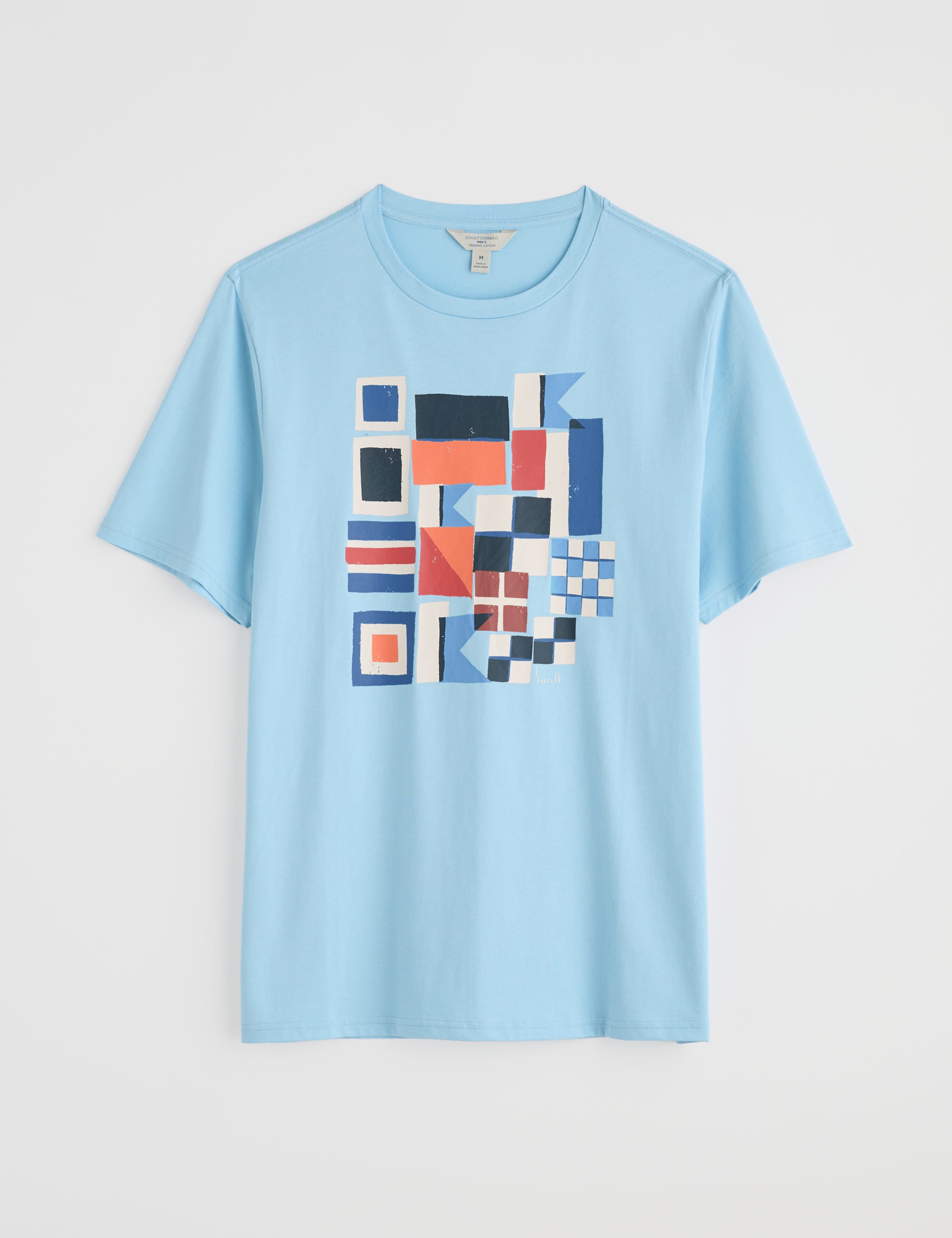 Pure Cotton Flag Graphic Crew Neck T-Shirt 2 of 4