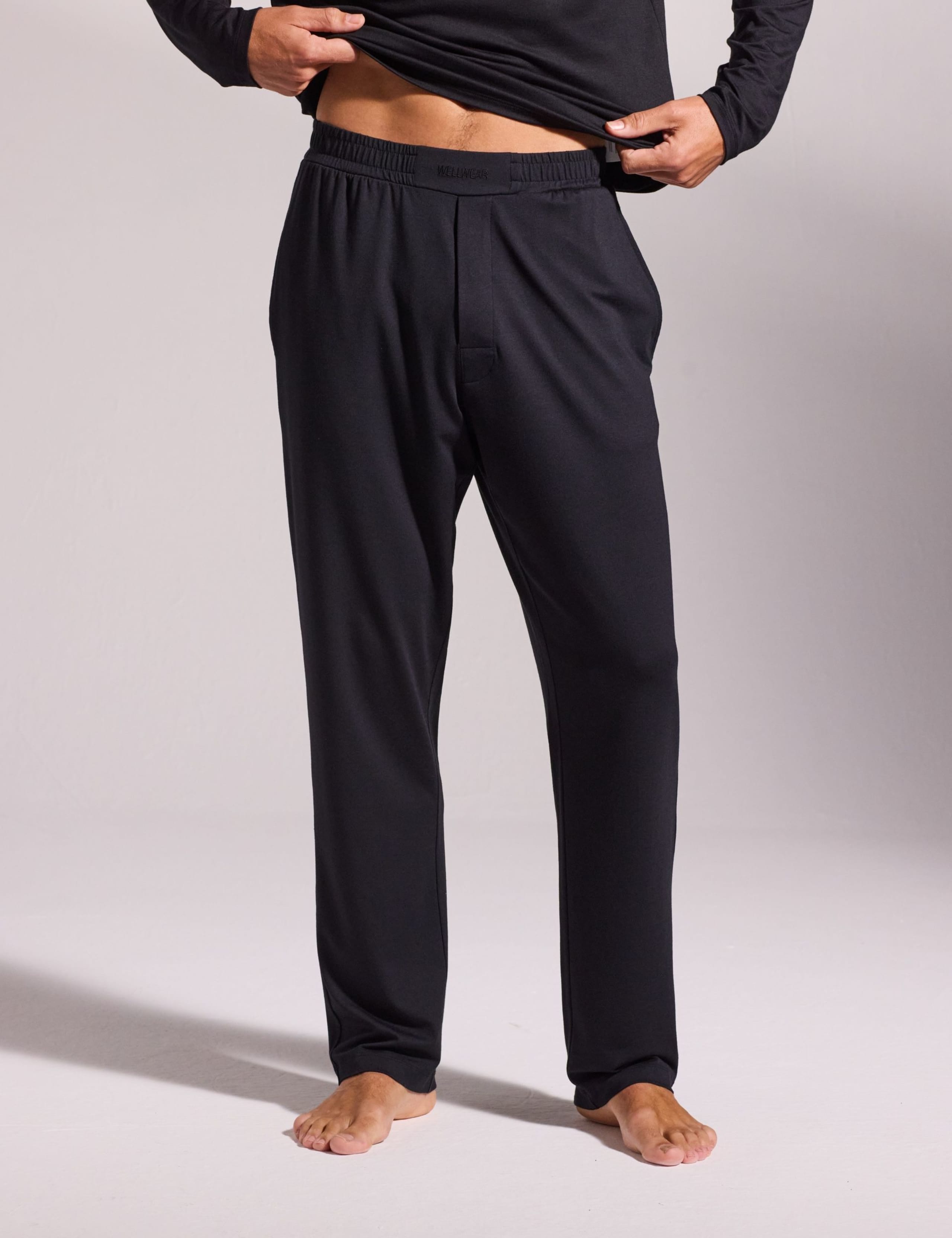 Premium Cotton Modal Pyjama Bottoms 1 of 3