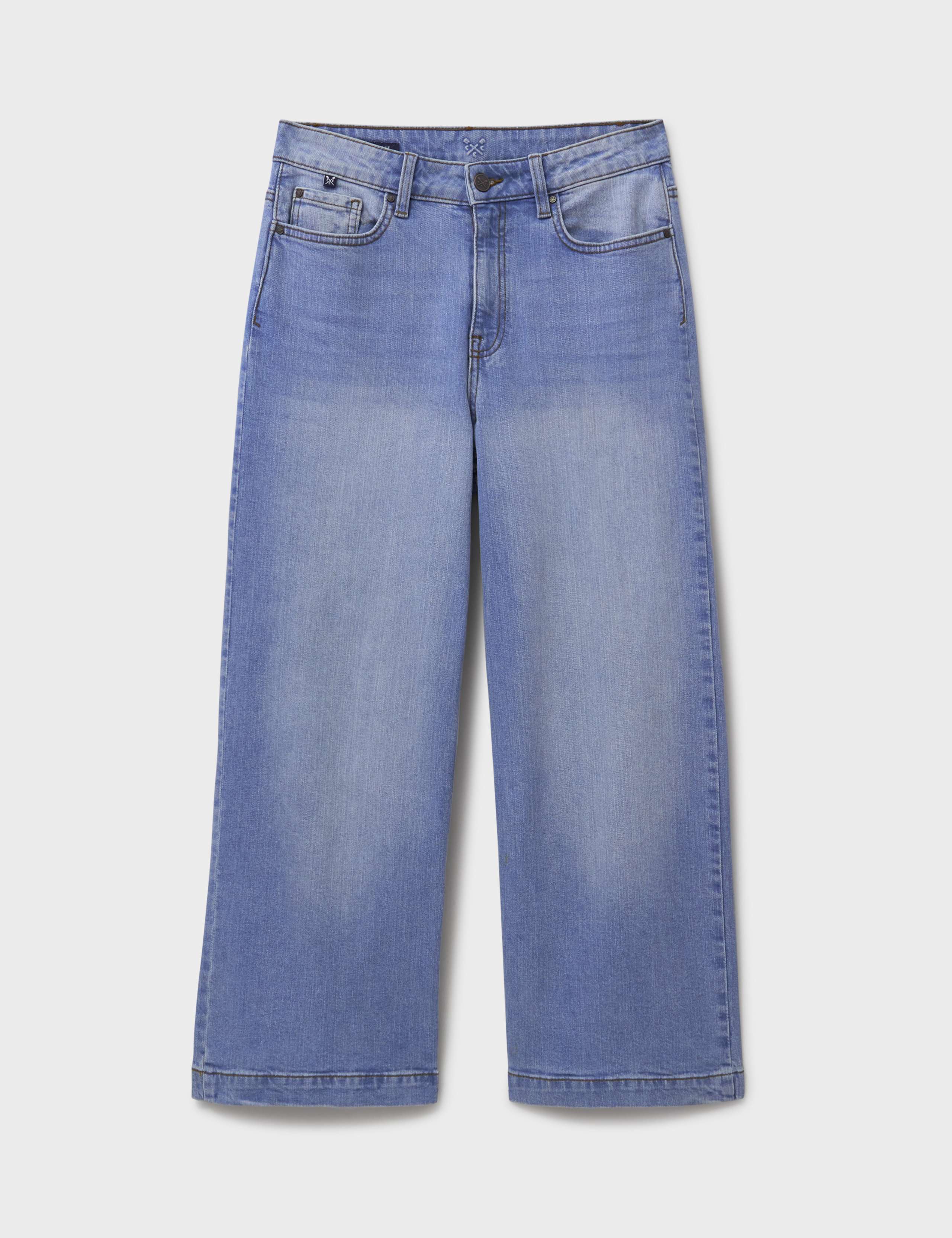 Relaxed High Waisted Cropped Jeans 2 of 5