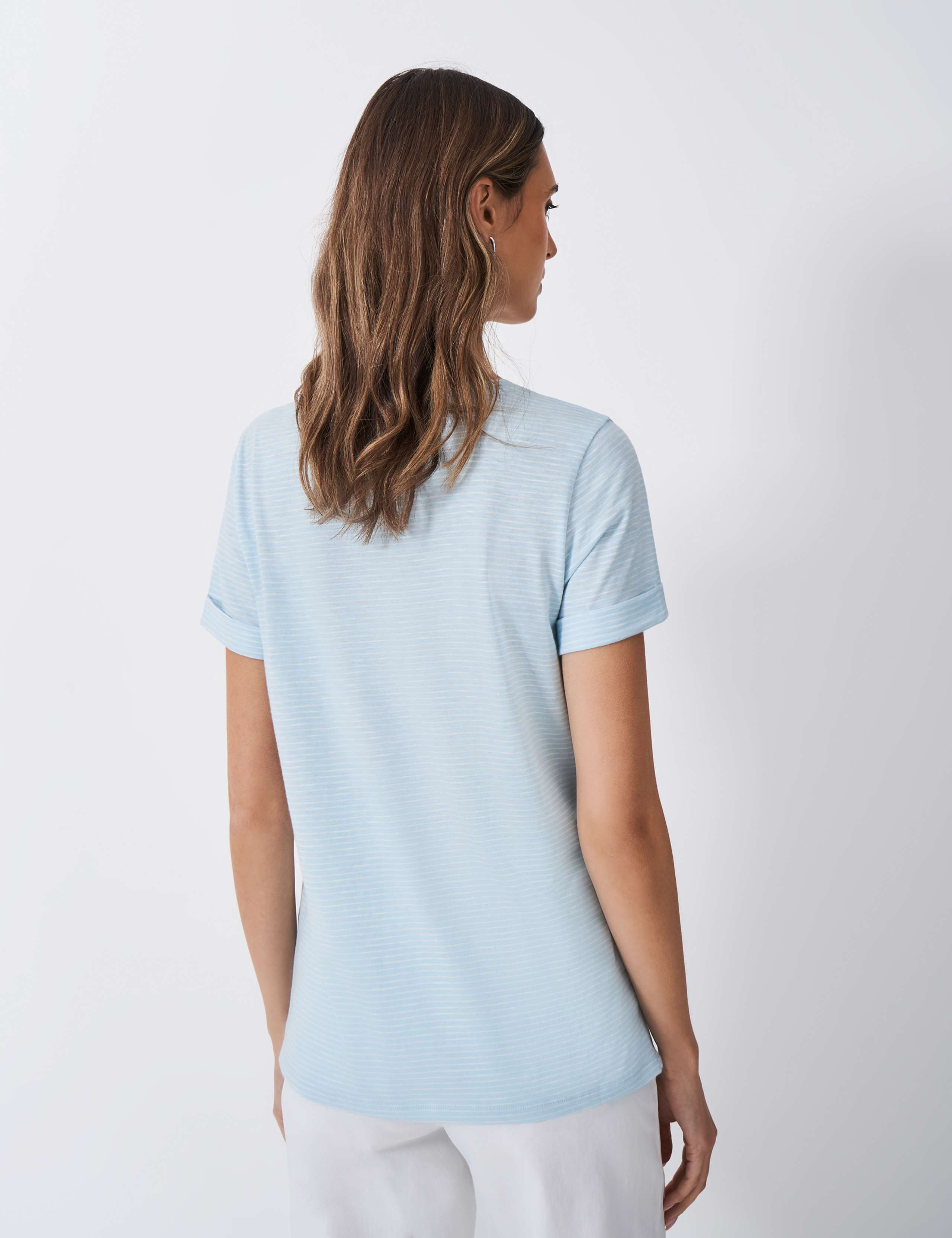 Pure Cotton Striped T-Shirt 4 of 5