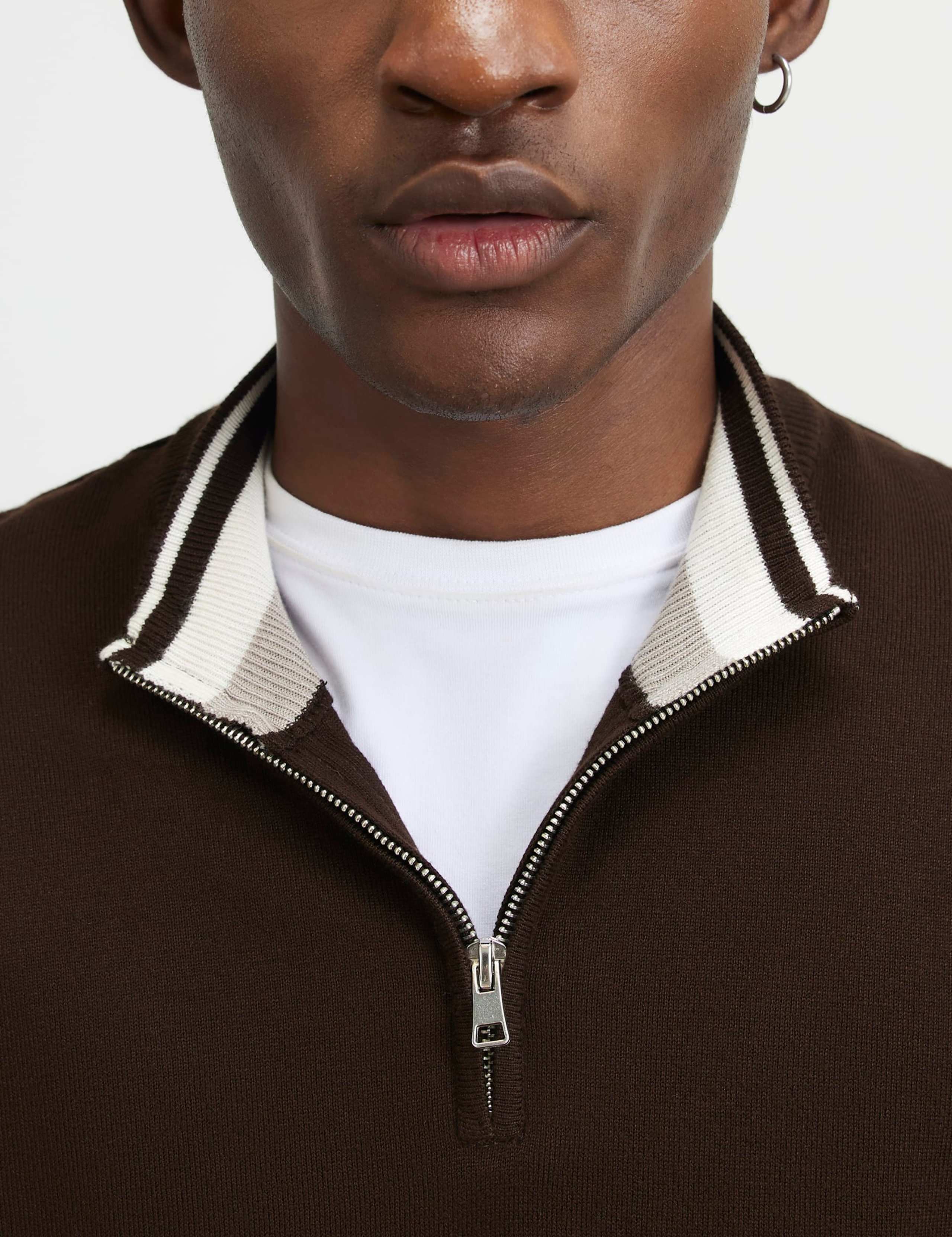 Textured Half Zip Jumper 4 of 6