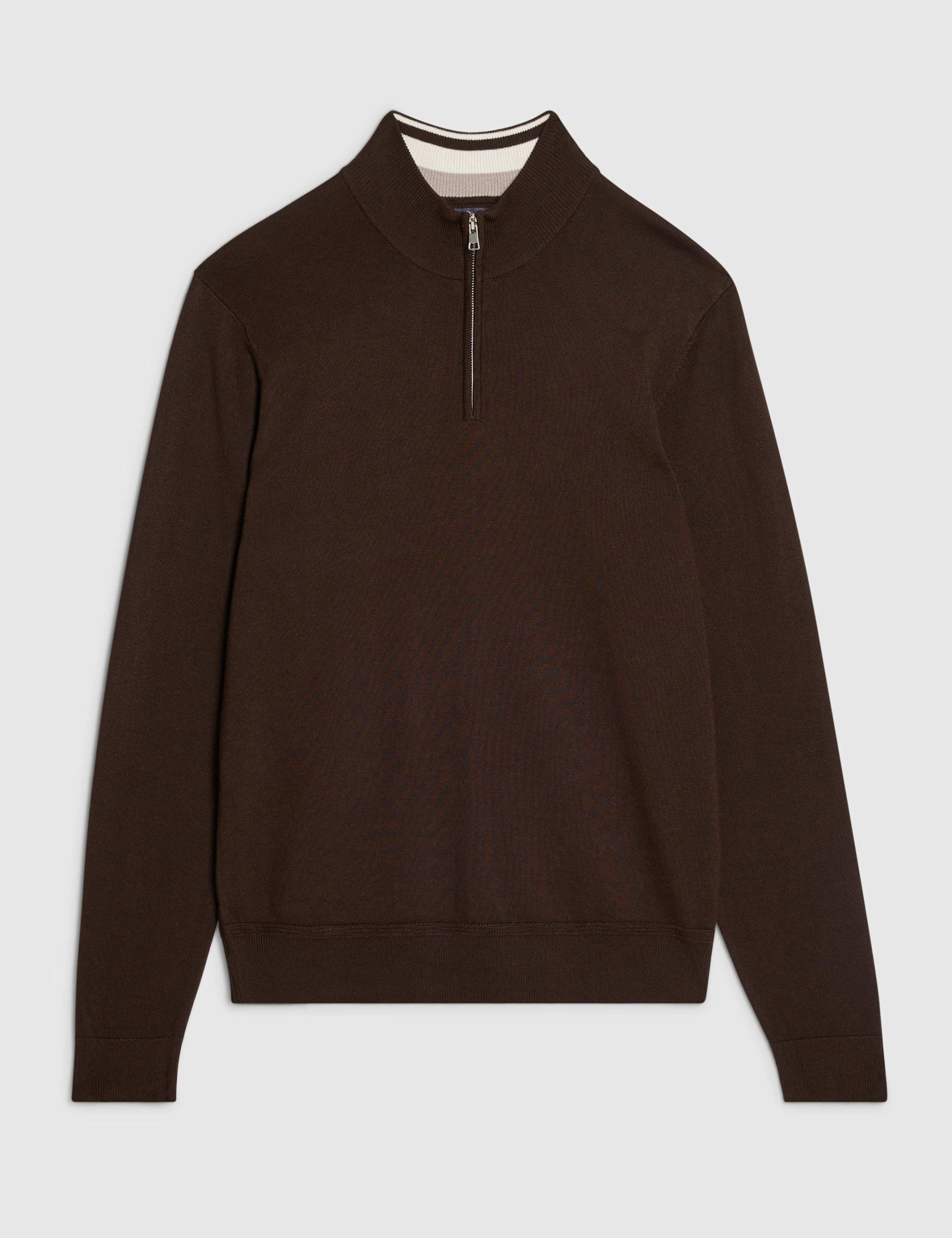 Textured Half Zip Jumper 6 of 6