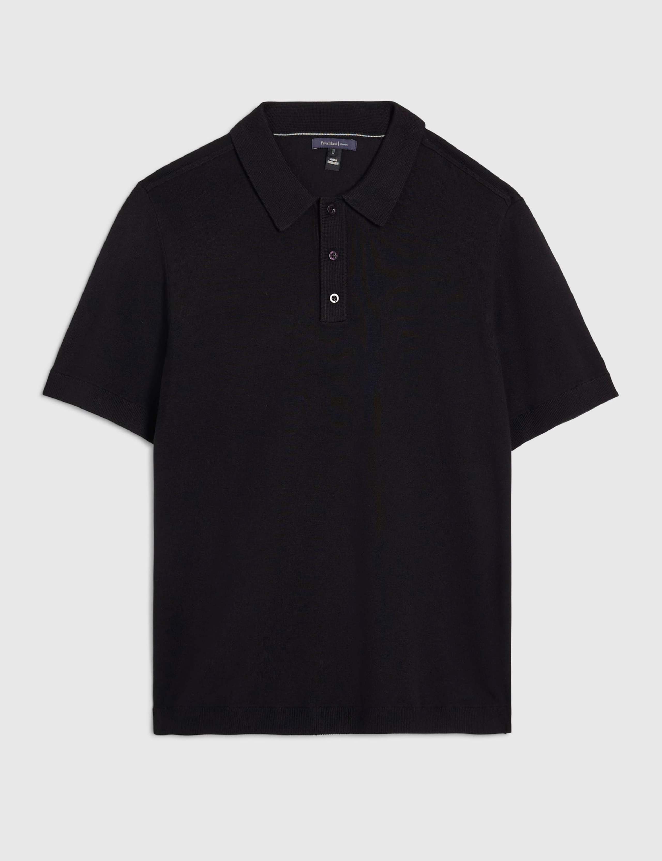 Short Sleeve Collared Neck Knitted Polo Shirt 6 of 6