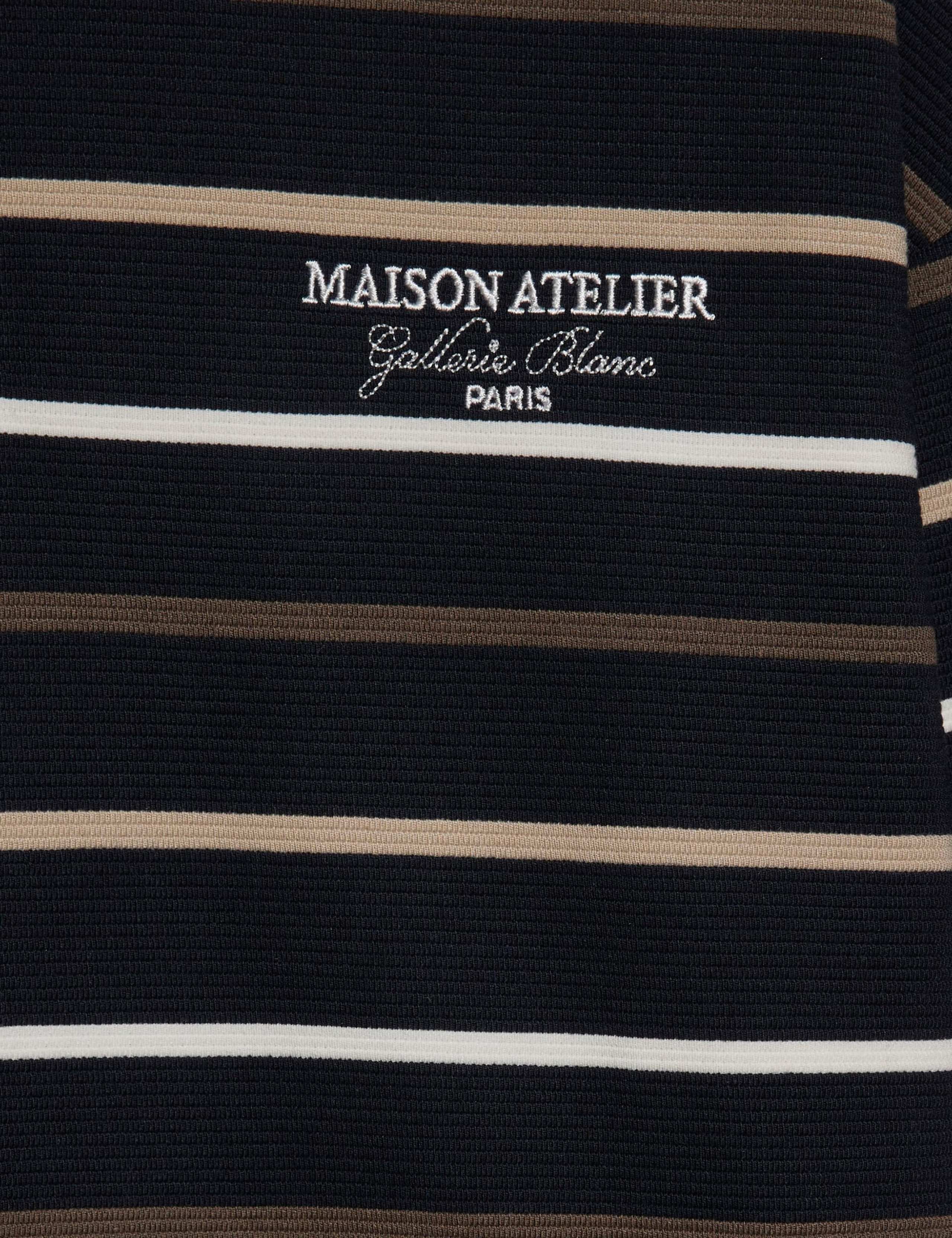 Pure Cotton Striped Long Sleeve Rugby Shirt 5 of 6