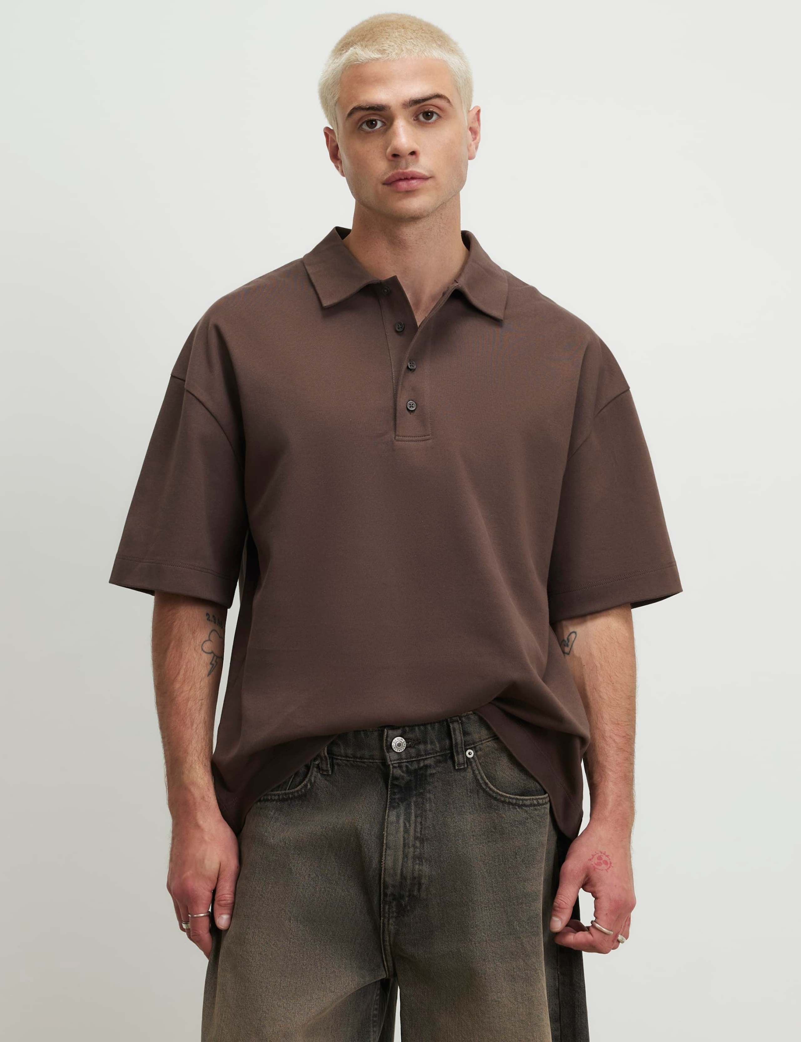 Pure Cotton Short Sleeve Polo Shirt 1 of 6