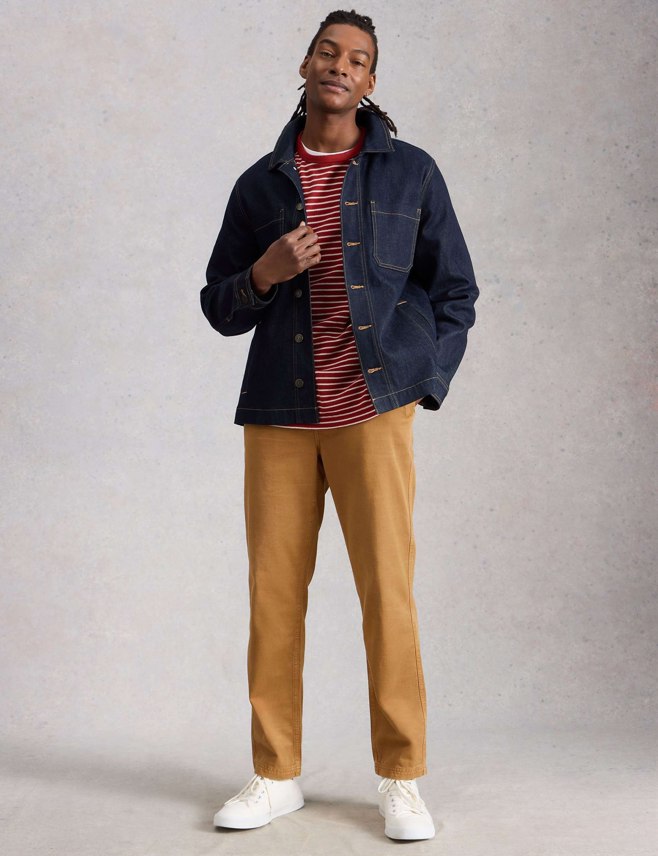 Regular Fit Pure Cotton Chinos 1 of 5