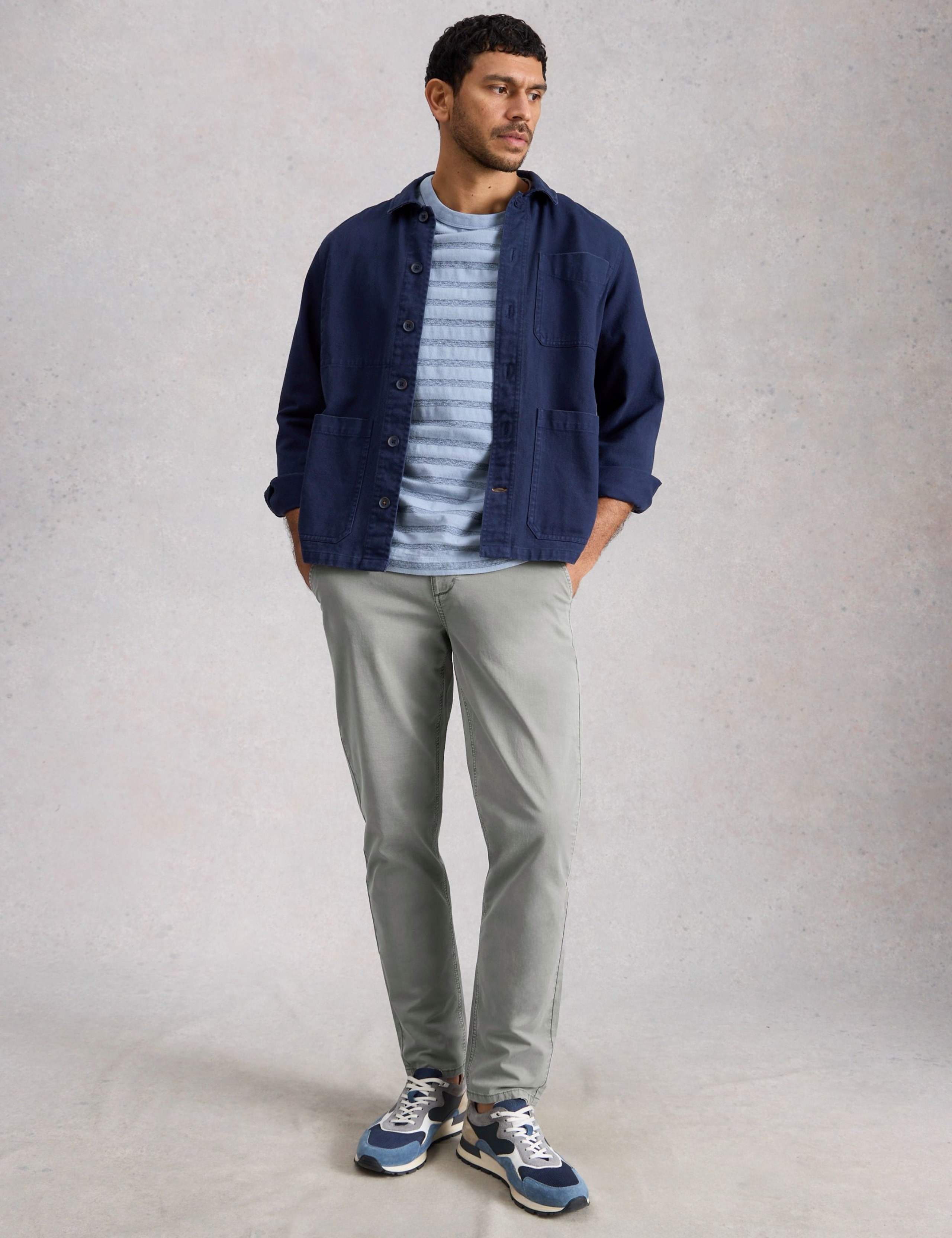 Regular Fit Cotton Rich Chinos 1 of 6