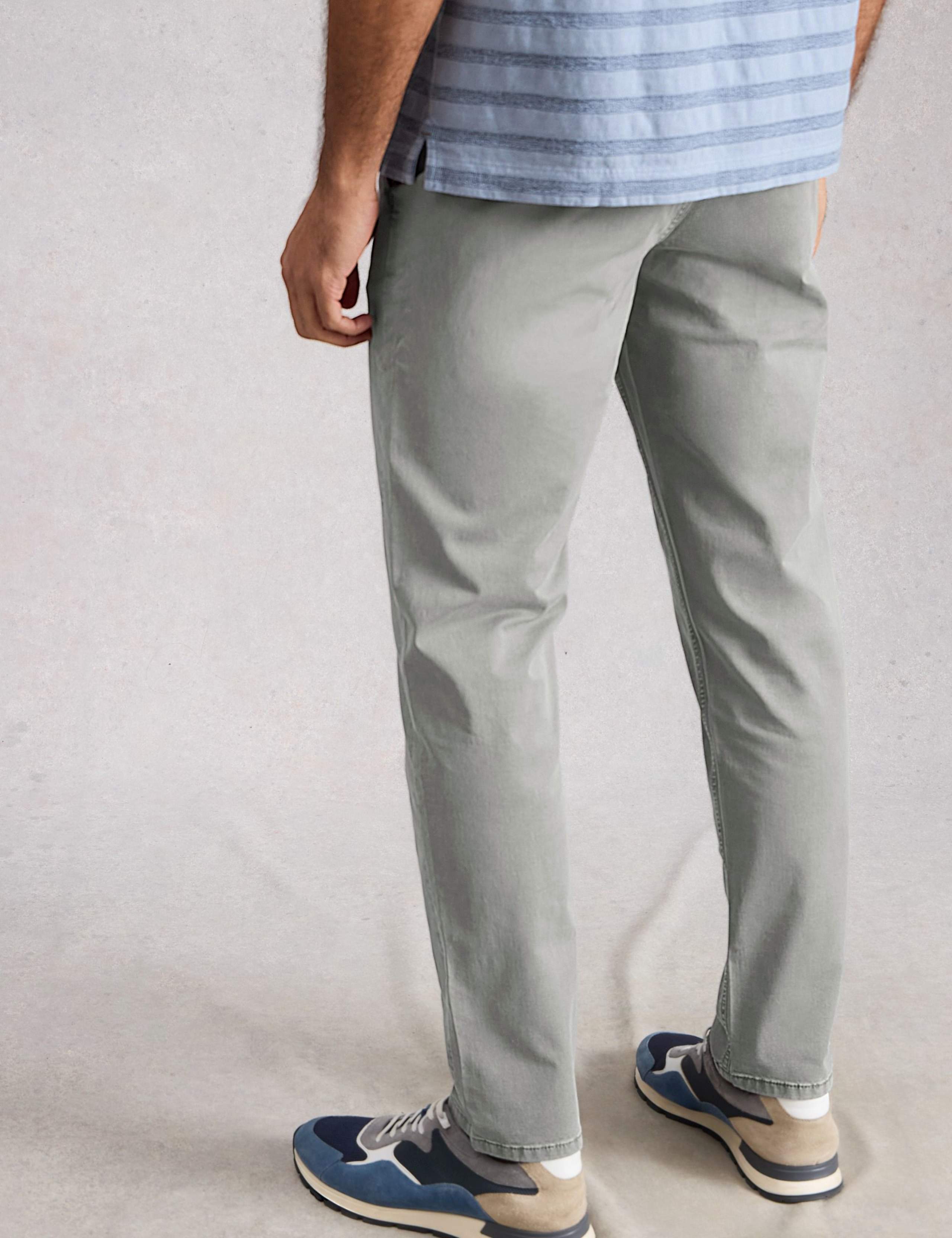 Regular Fit Cotton Rich Chinos 3 of 6