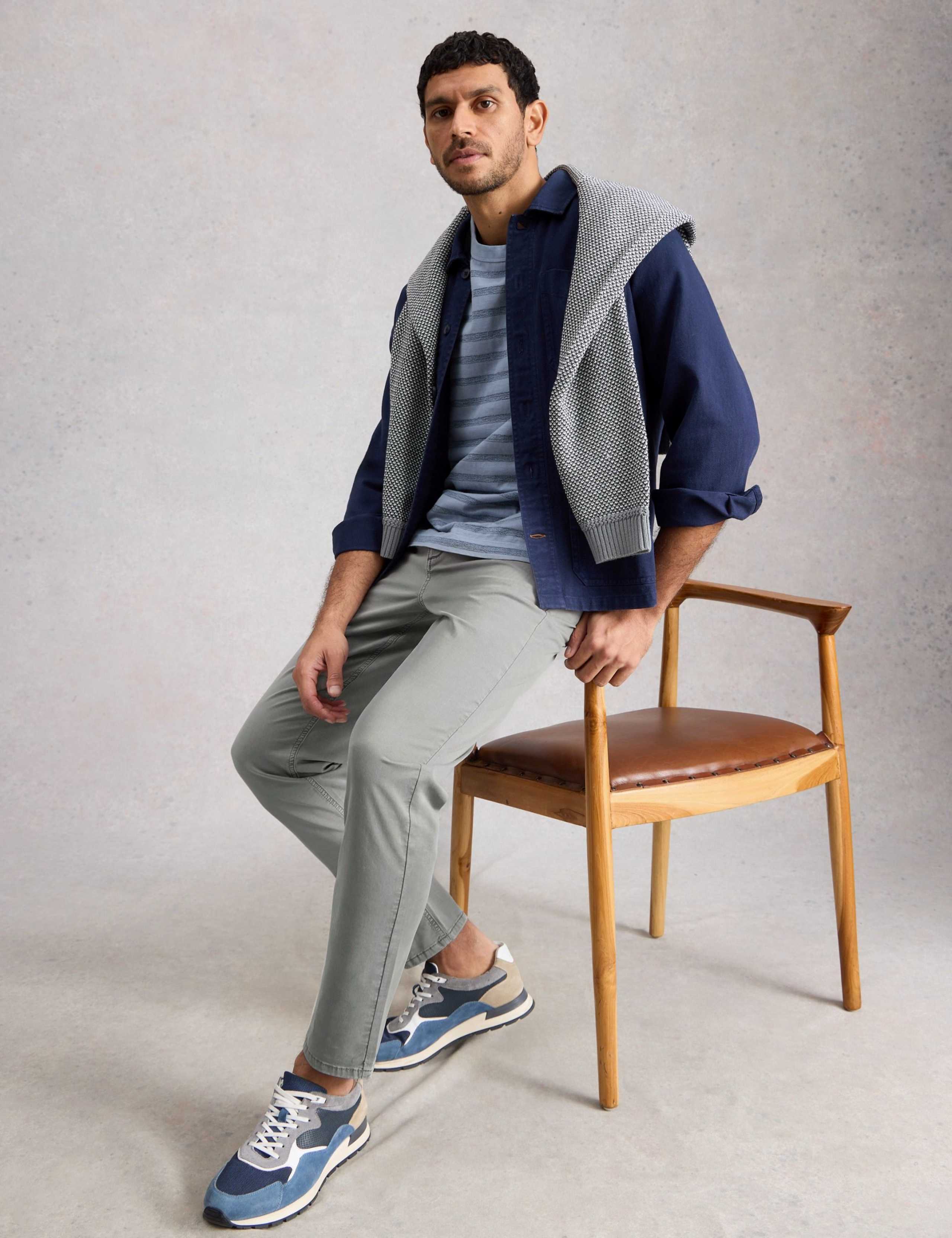 Regular Fit Cotton Rich Chinos 6 of 6