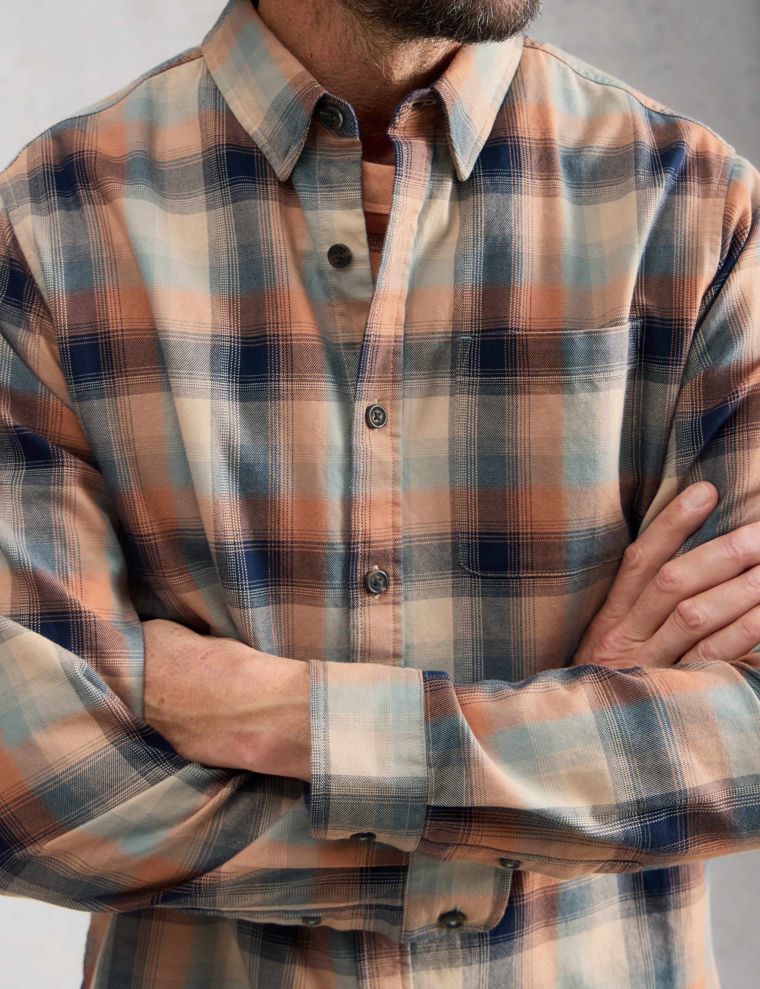 Regular Fit Pure Cotton Checked Shirt 5 of 6