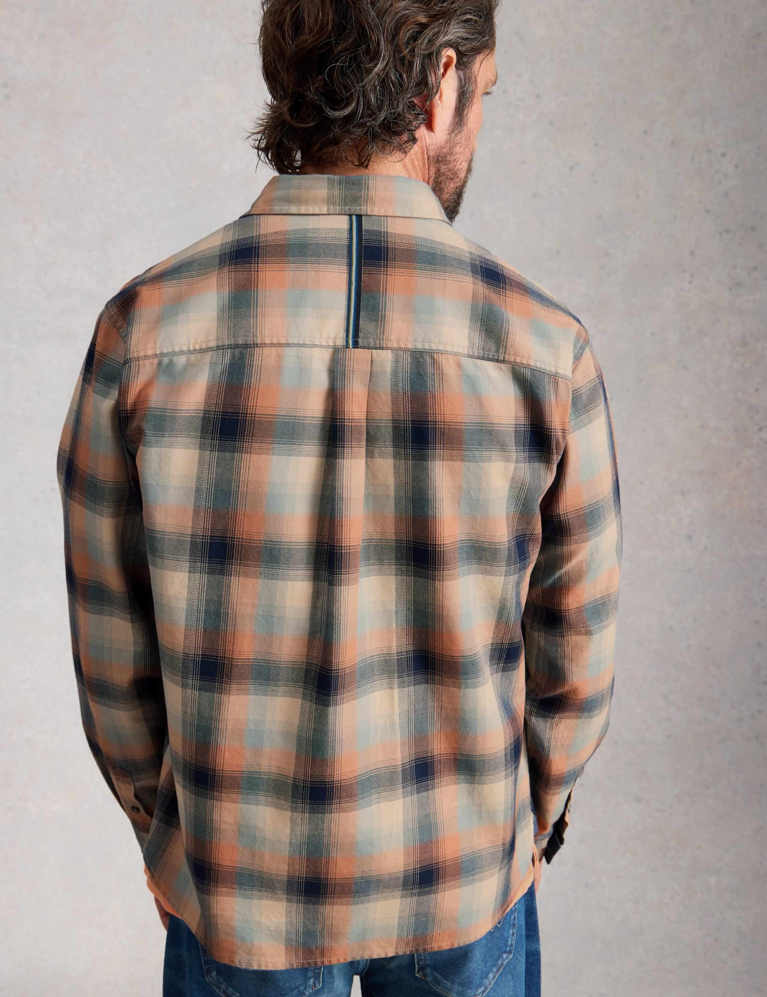 Regular Fit Pure Cotton Checked Shirt 6 of 6