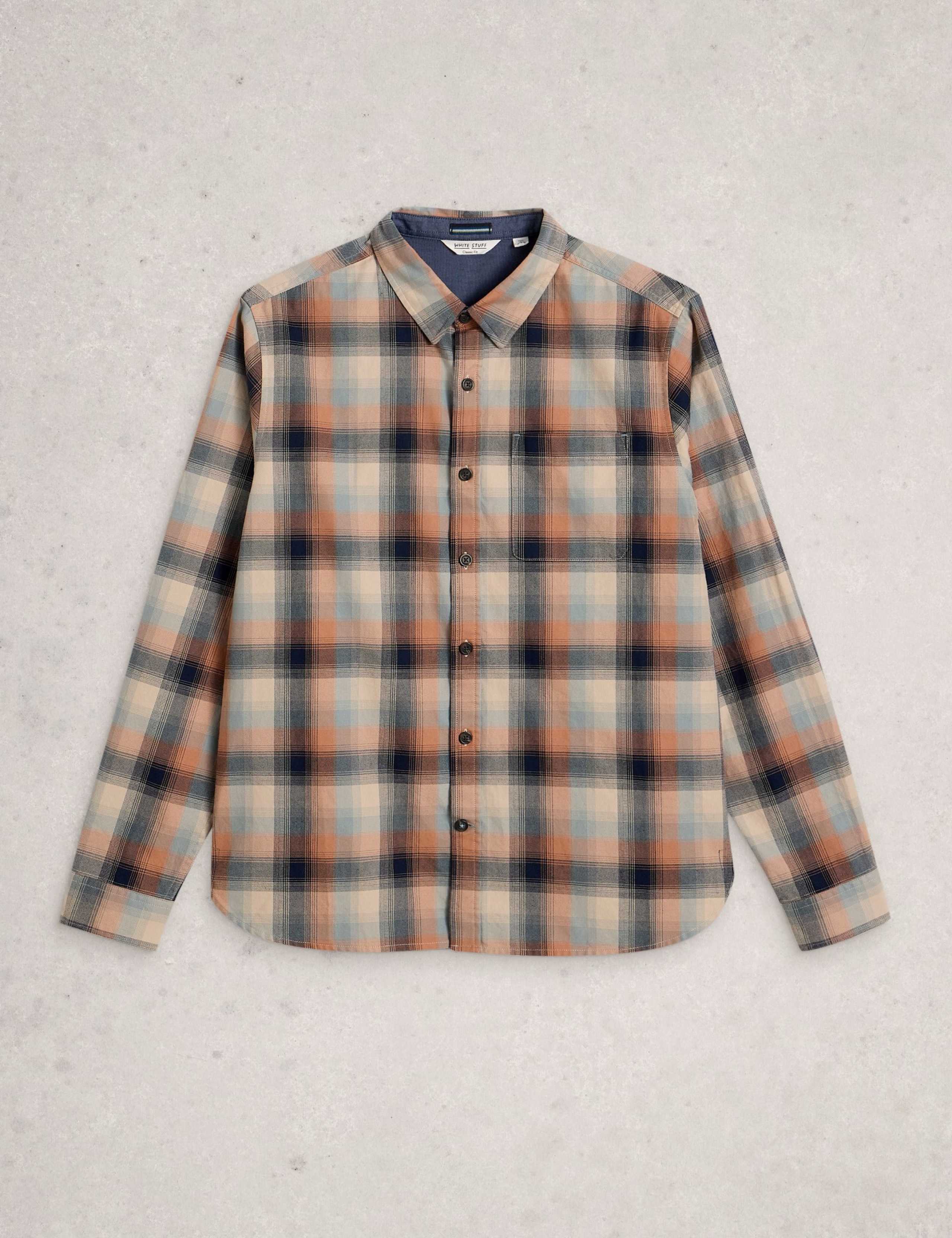 Regular Fit Pure Cotton Checked Shirt 2 of 6