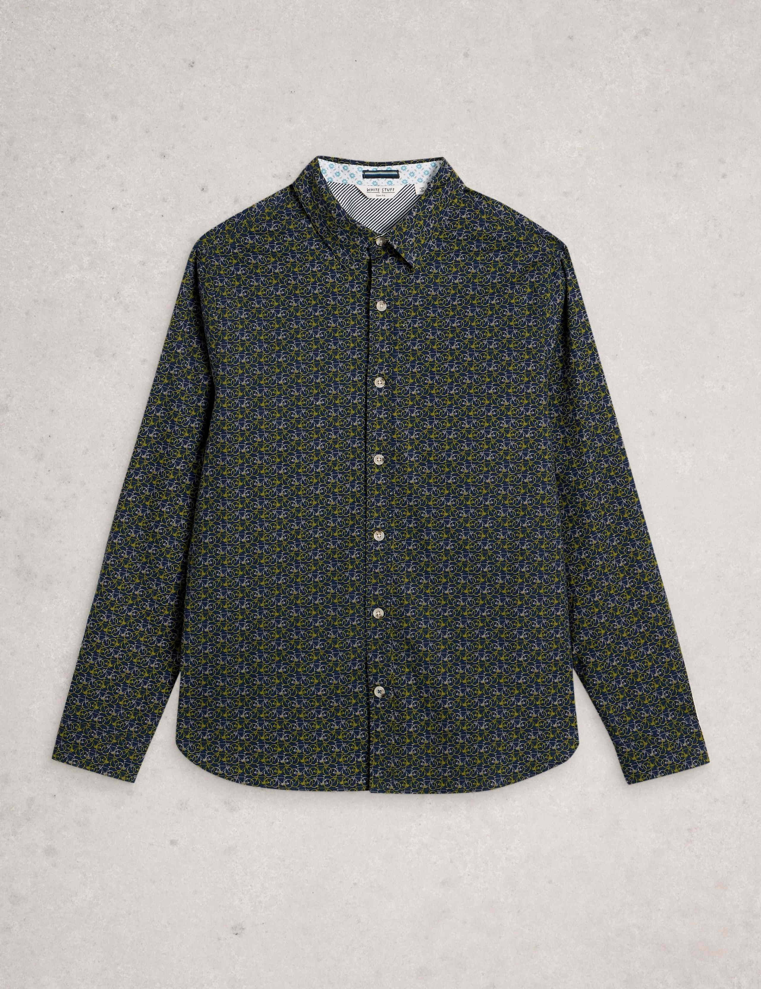 Pure Cotton Bike Print Shirt 2 of 6