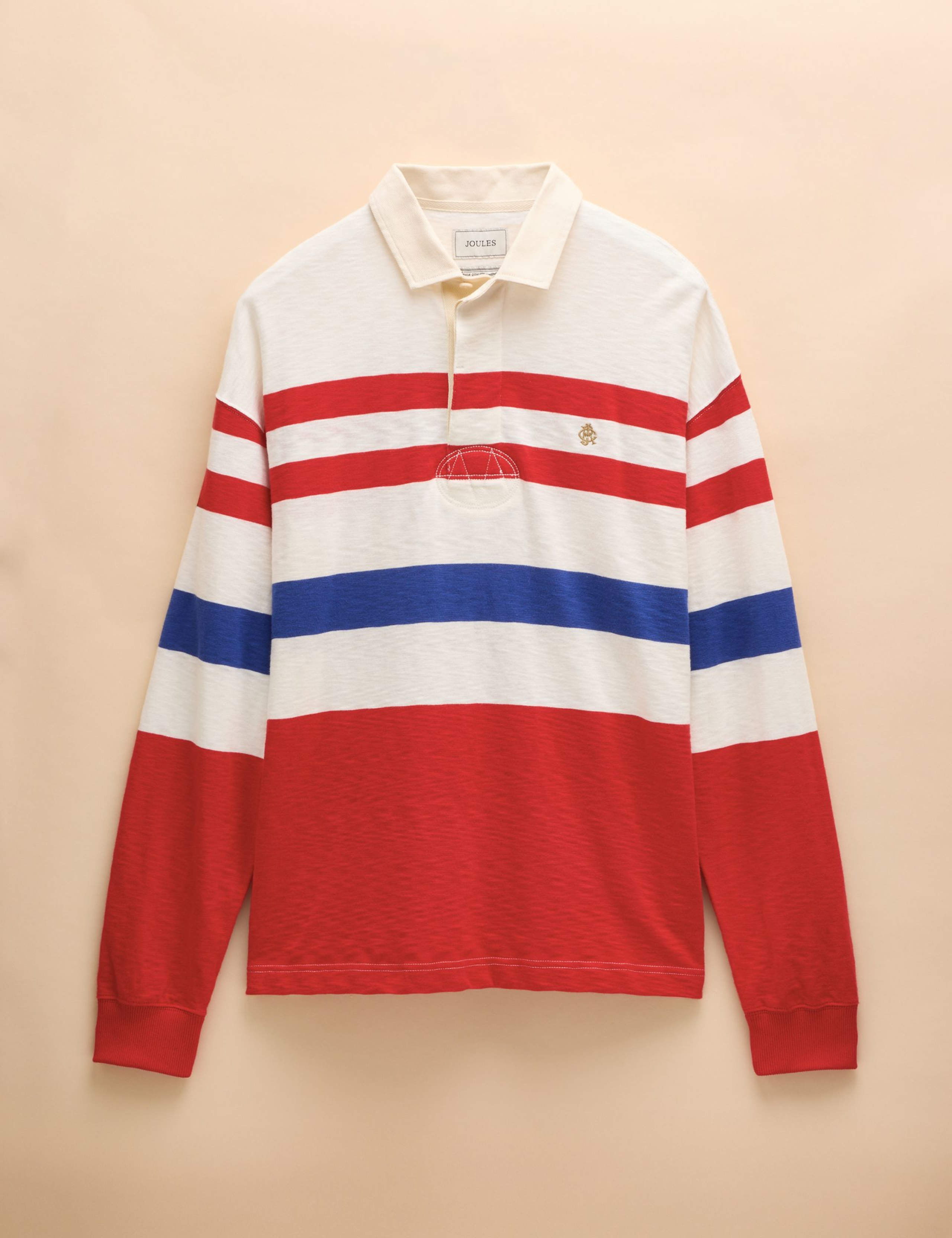 Pure Cotton Jersey Colour Block Rugby Shirt 2 of 6
