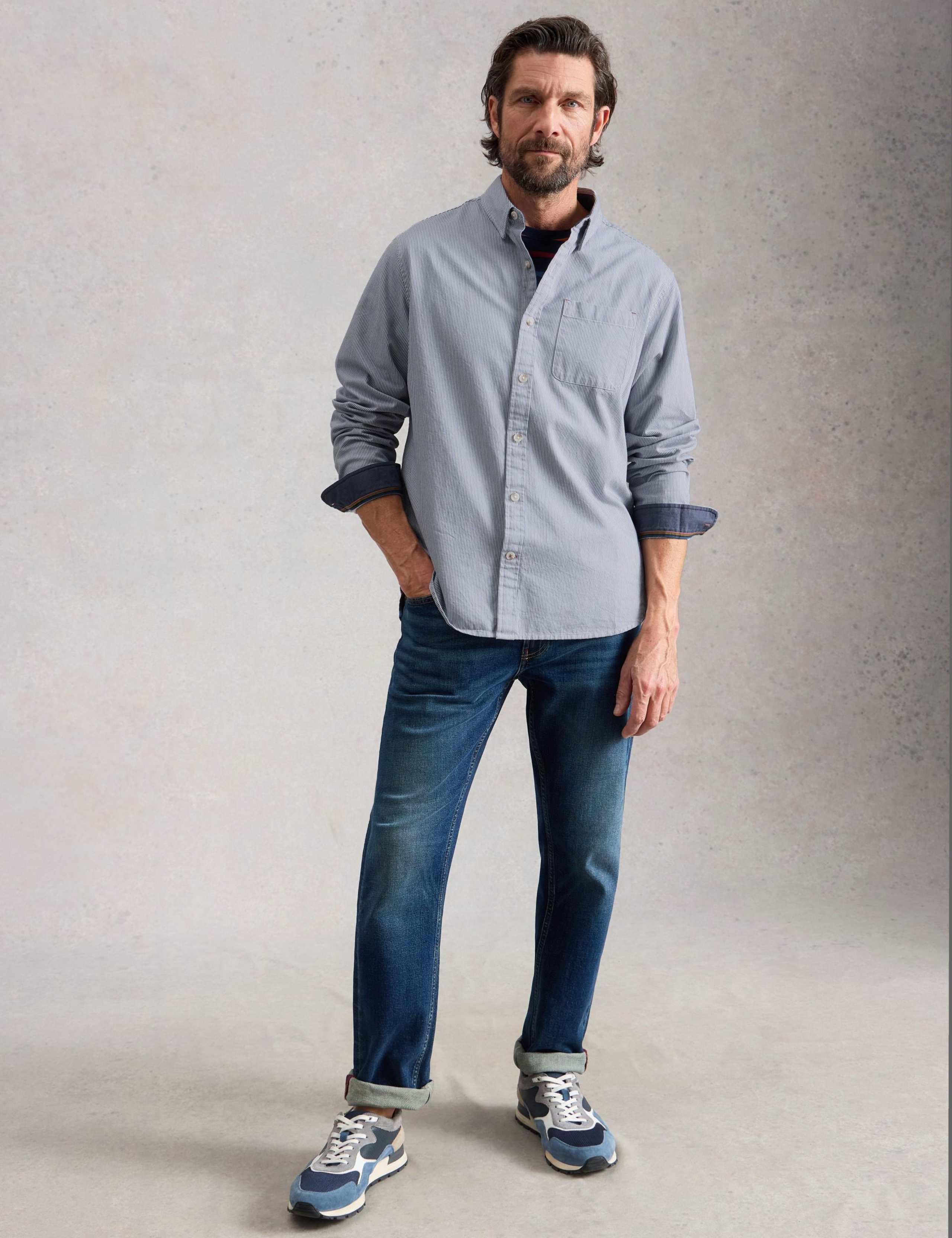 Regular Fit Pure Cotton Striped Shirt 1 of 6