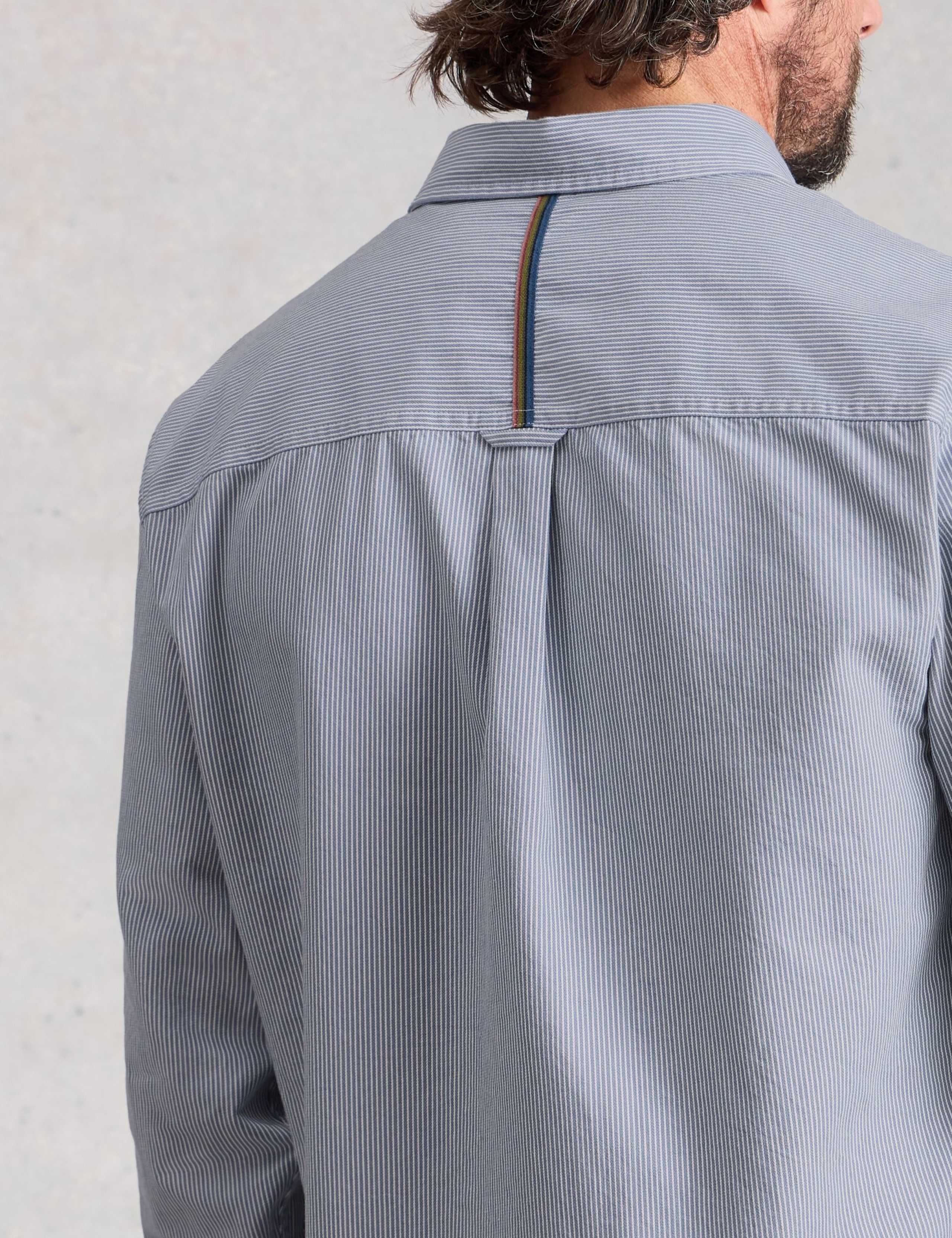 Regular Fit Pure Cotton Striped Shirt 3 of 6