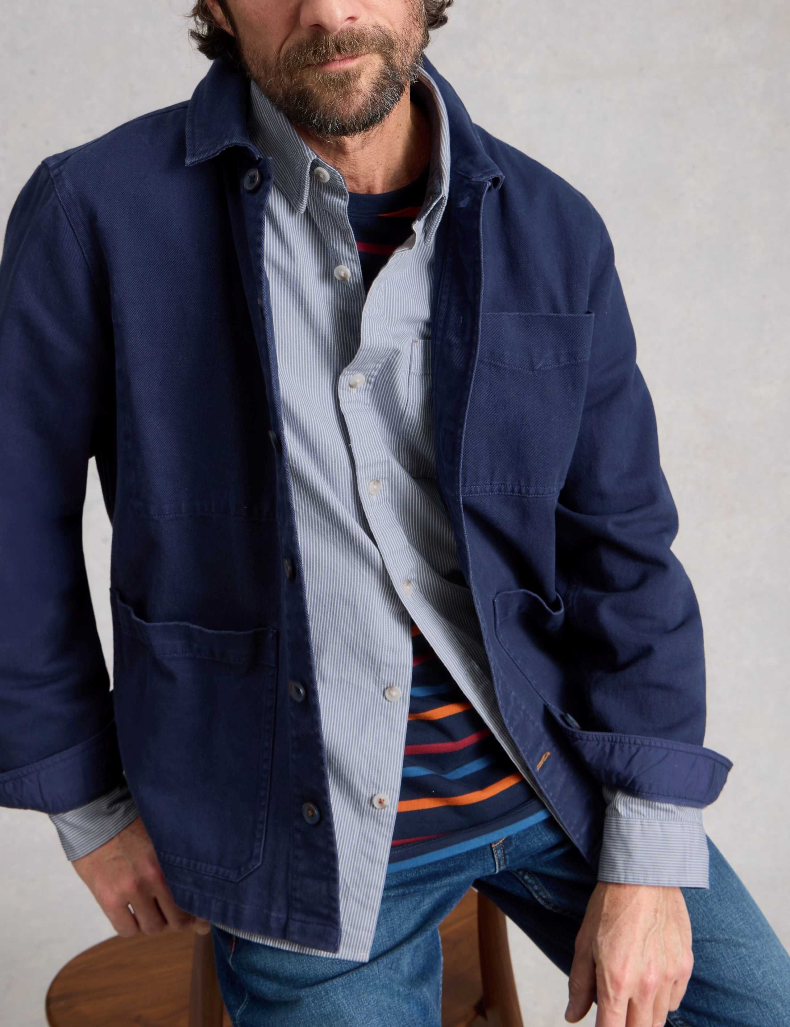 Regular Fit Pure Cotton Striped Shirt 6 of 6