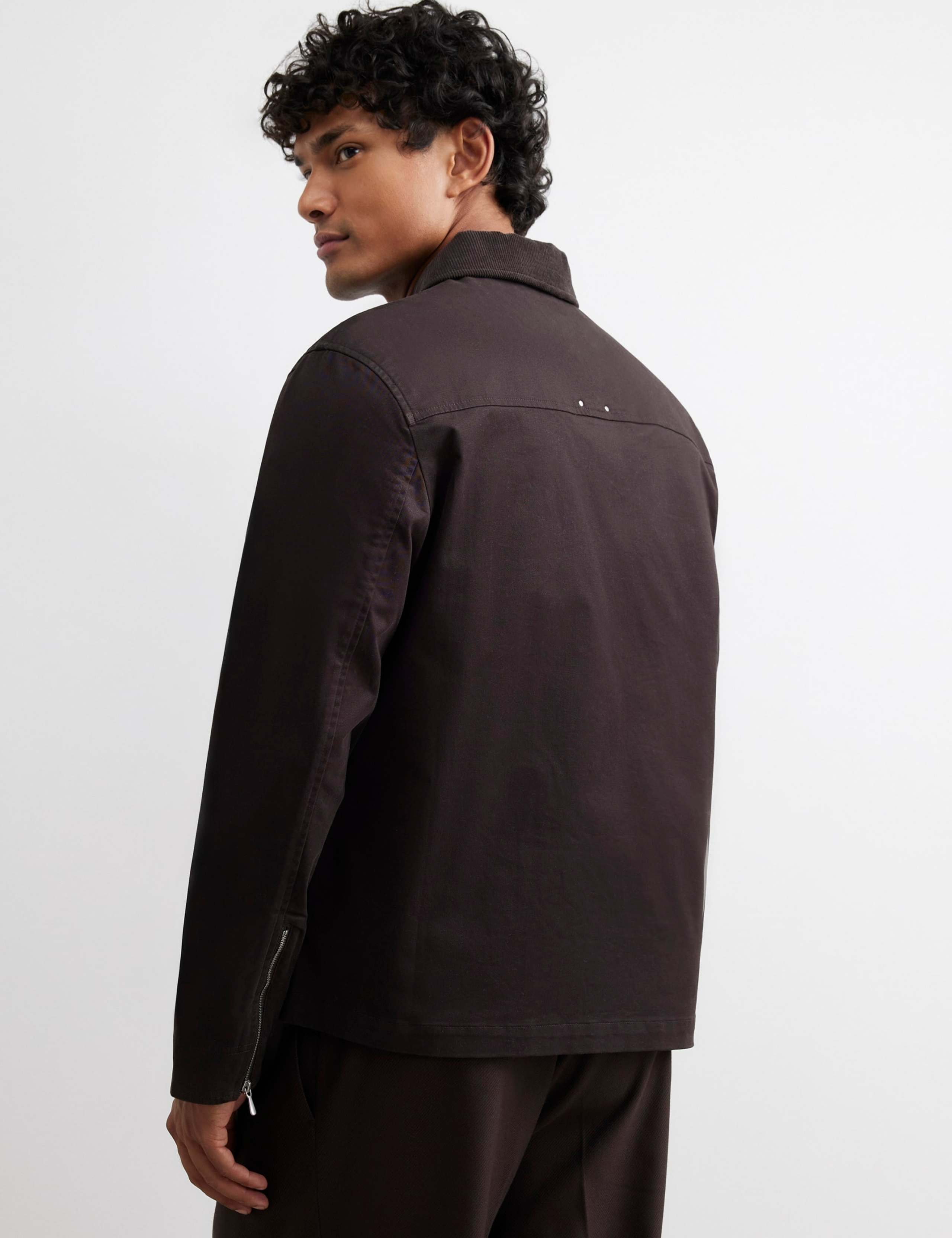 Regular Fit Corduroy Twill Overshirt 3 of 6
