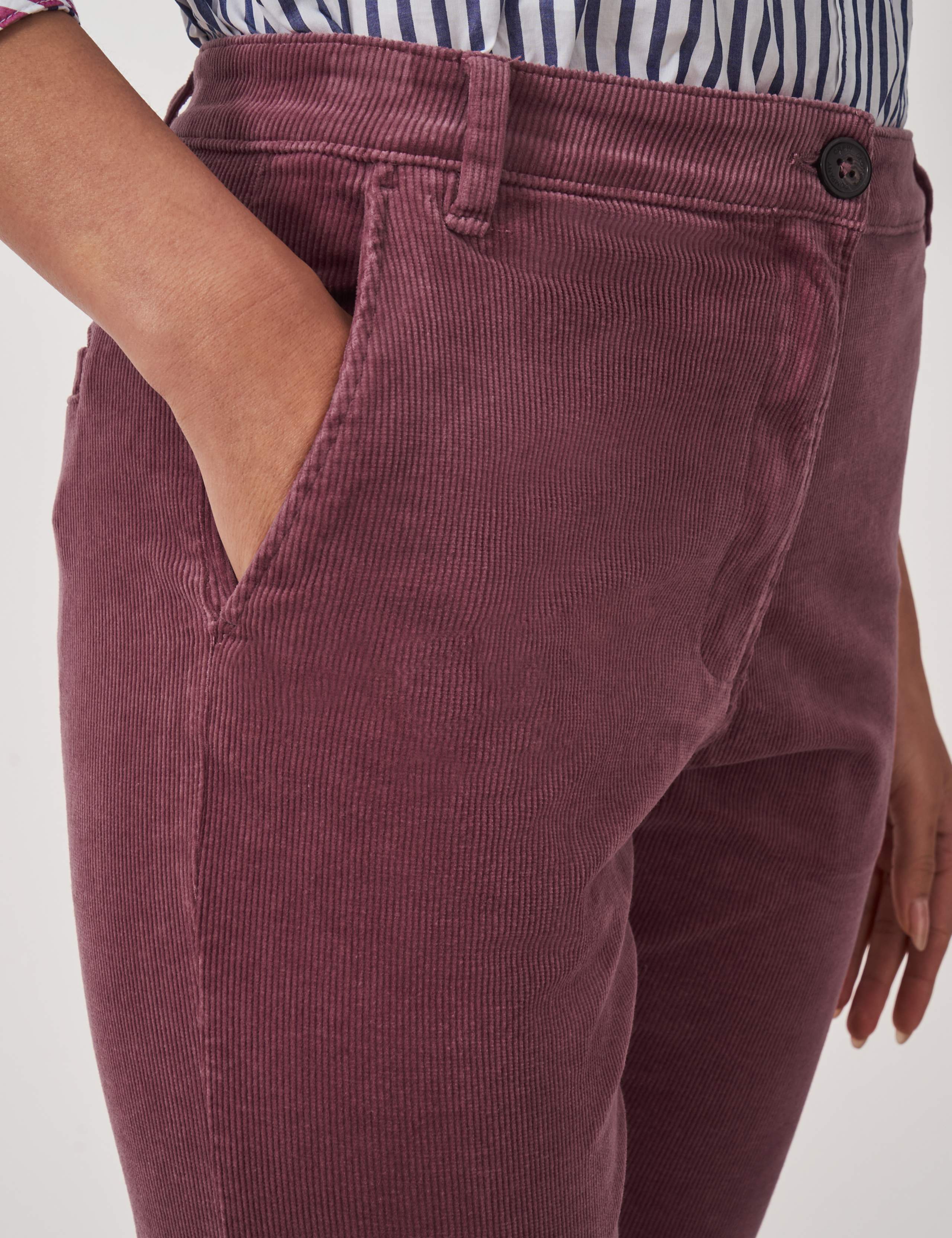 Cord Tapered Ankle Grazer Trousers 5 of 5