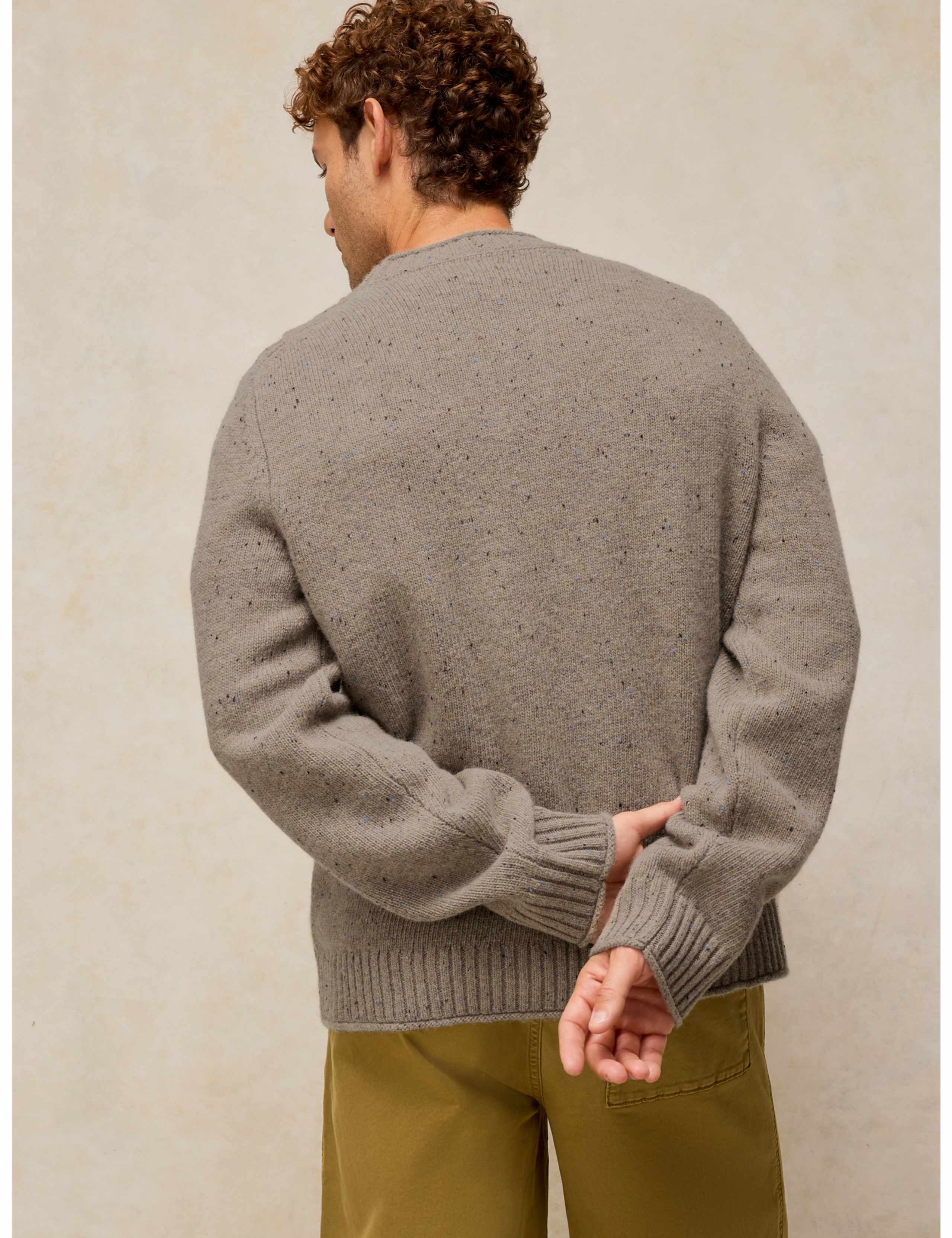 Berkley Wool Rich Cable Crew Neck Jumper 3 of 6