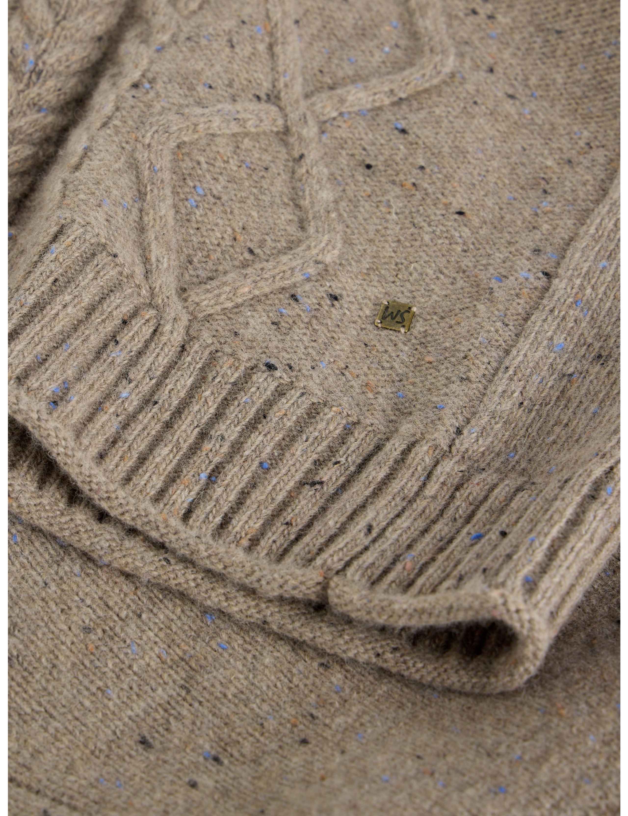 Berkley Wool Rich Cable Crew Neck Jumper 6 of 6