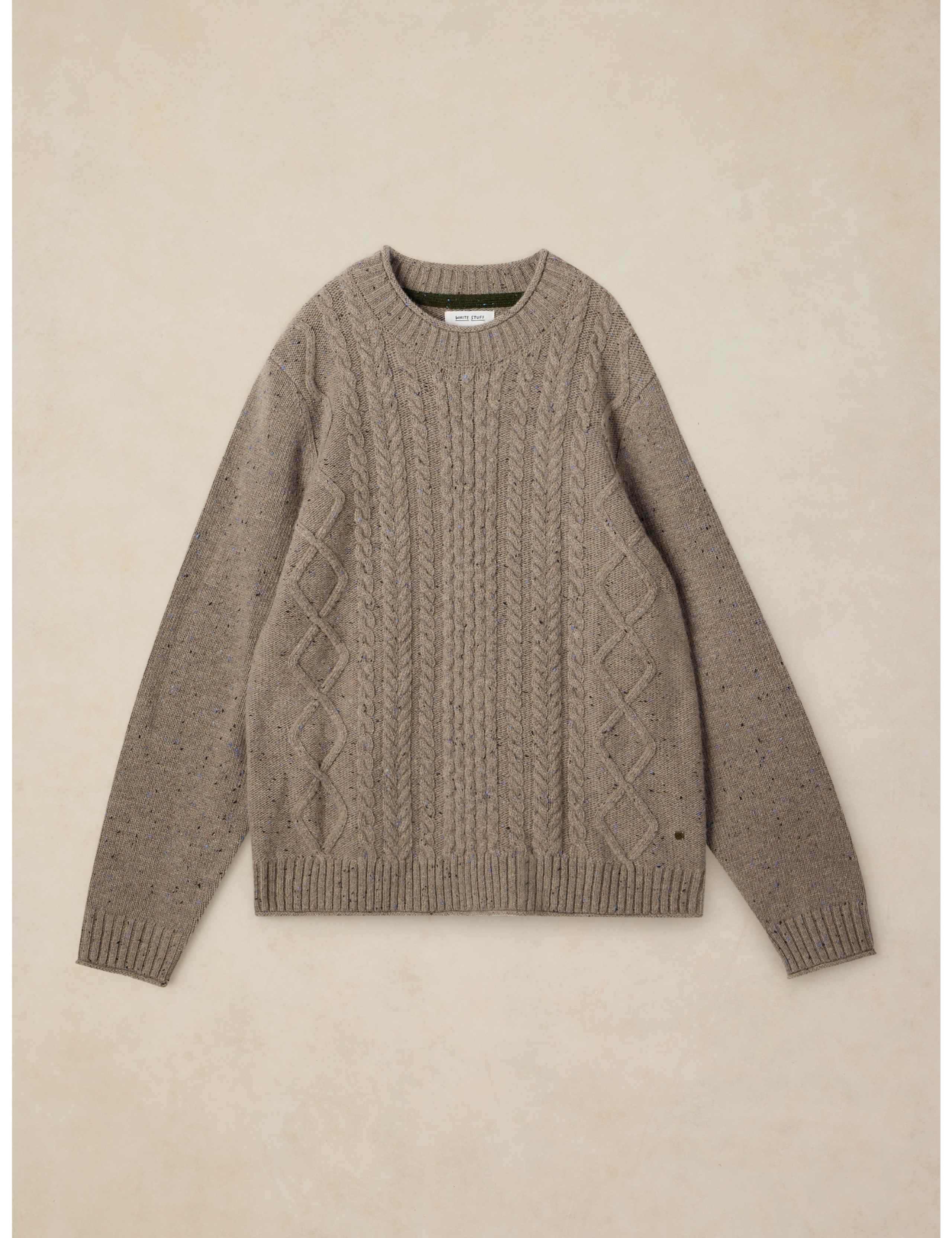 Berkley Wool Rich Cable Crew Neck Jumper 2 of 6