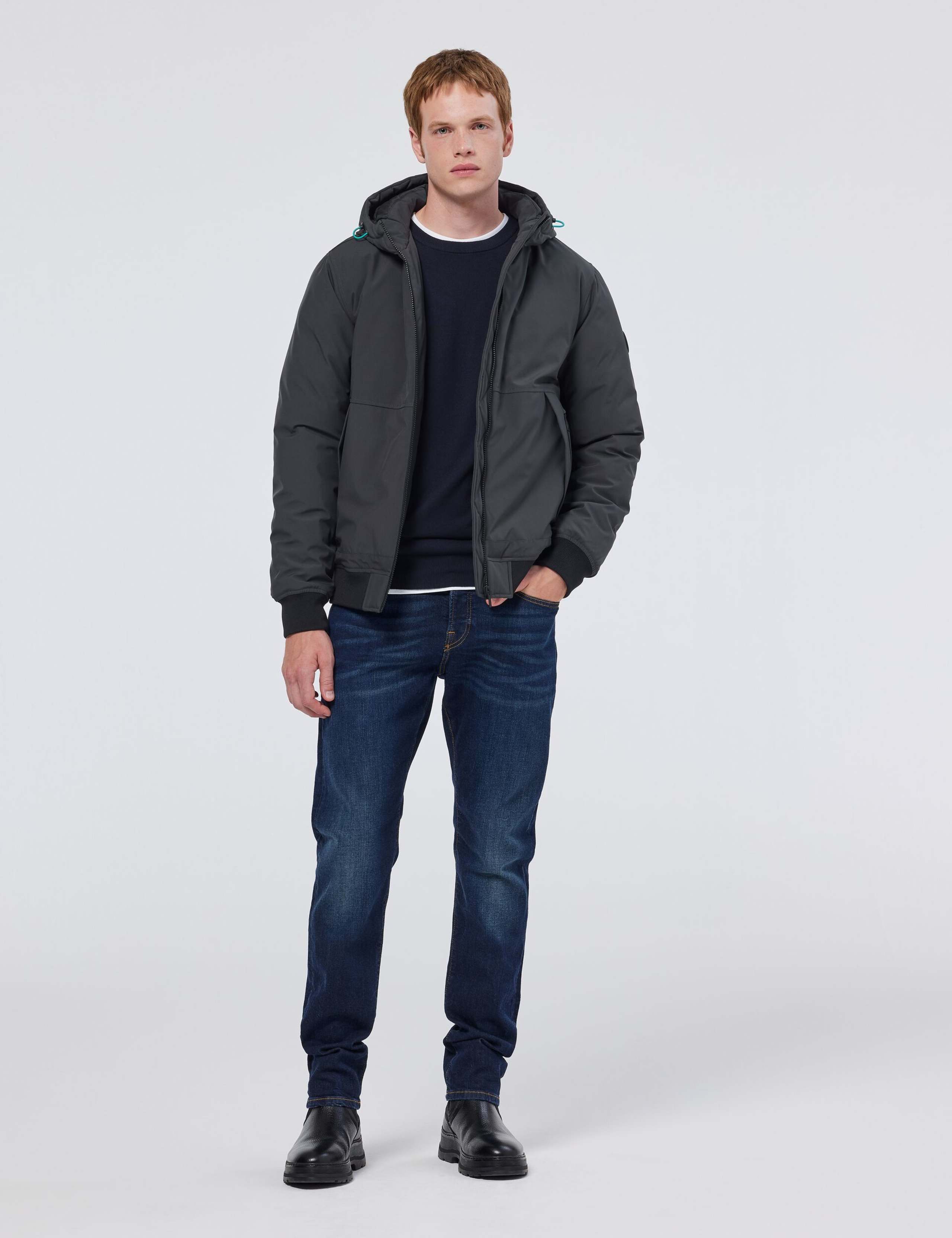 Hooded Softshell Bomber Jacket 3 of 5