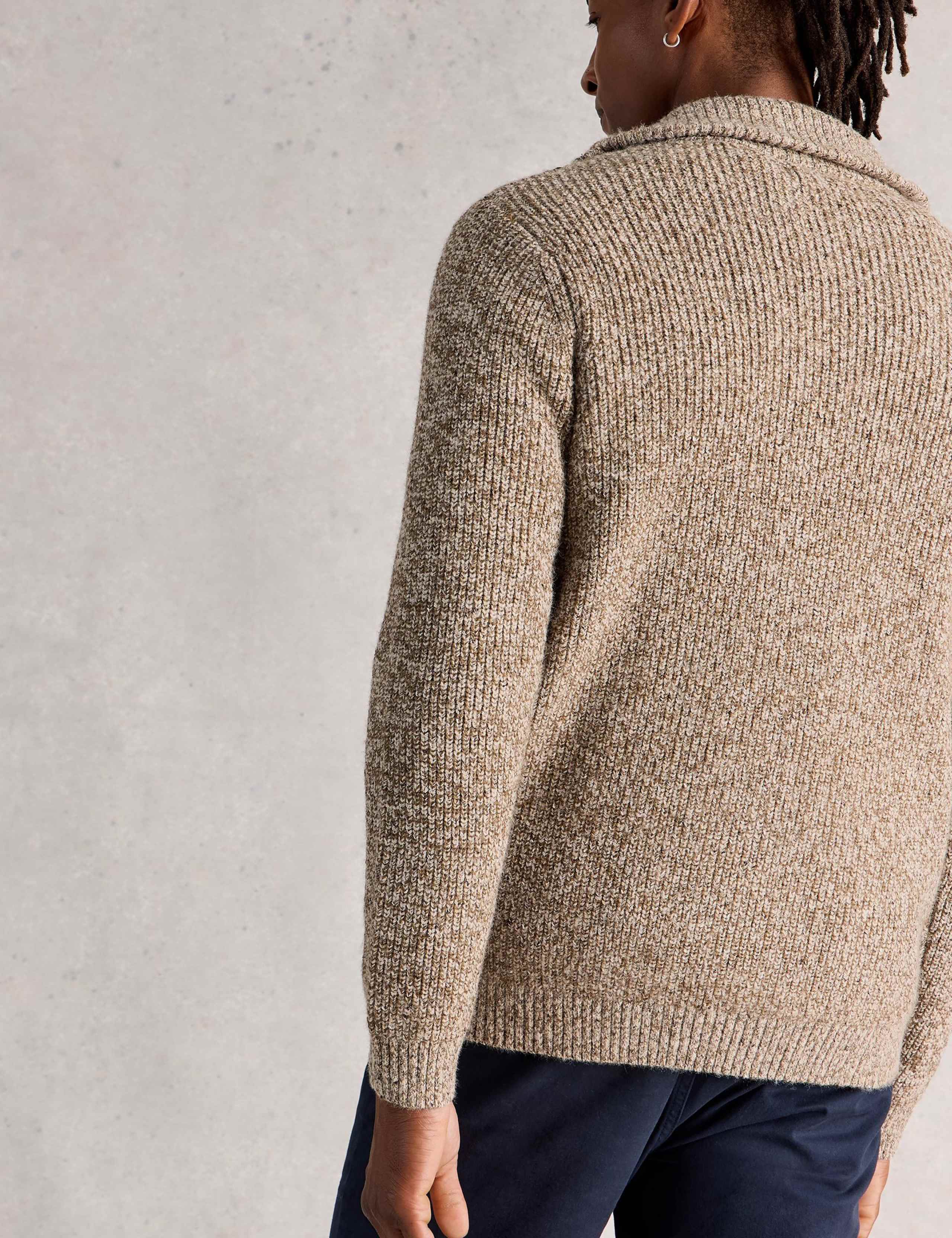 Textured Funnel Neck Half Zip Jumper 4 of 6
