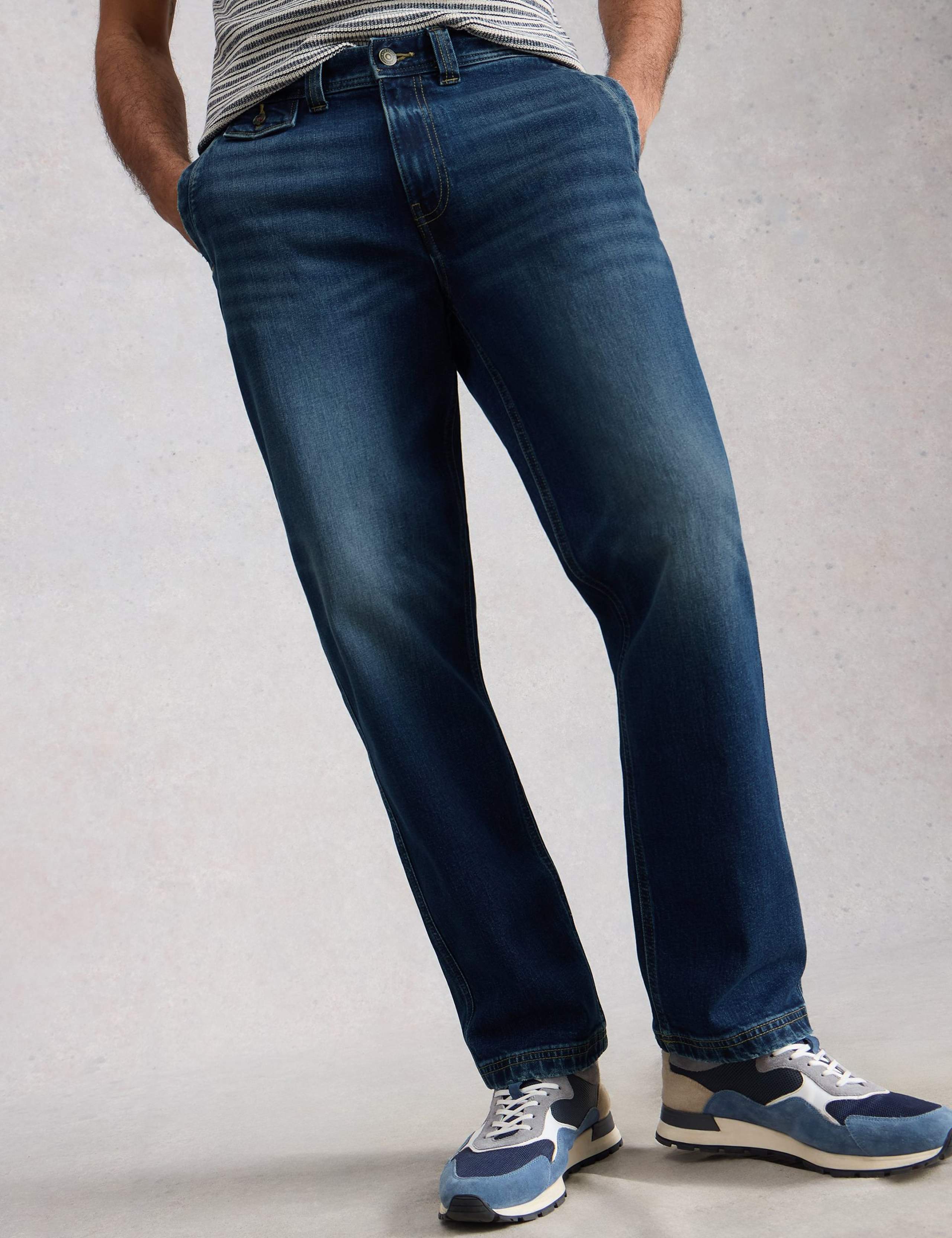 Straight Fit Denim Trousers 3 of 6