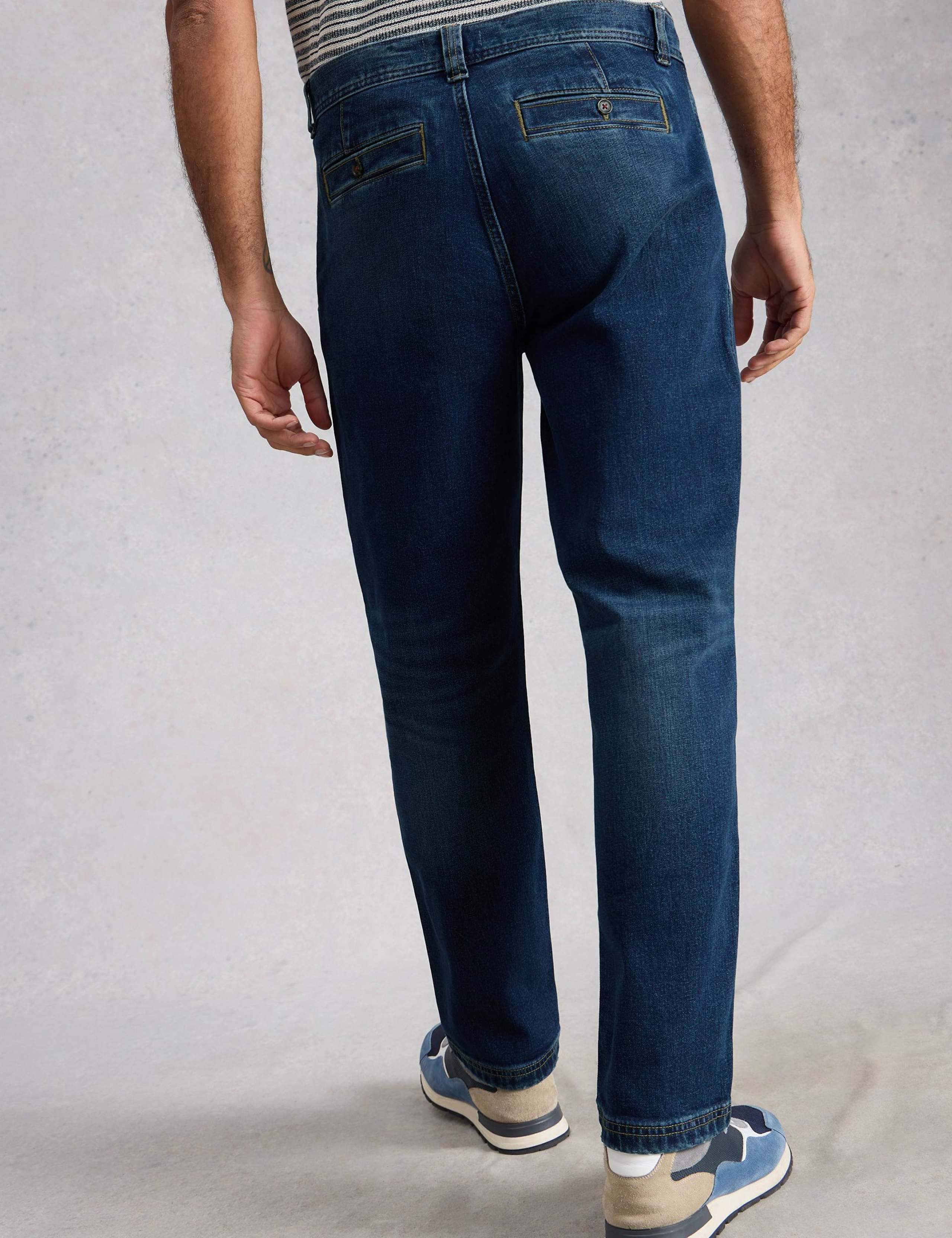 Straight Fit Denim Trousers 4 of 6