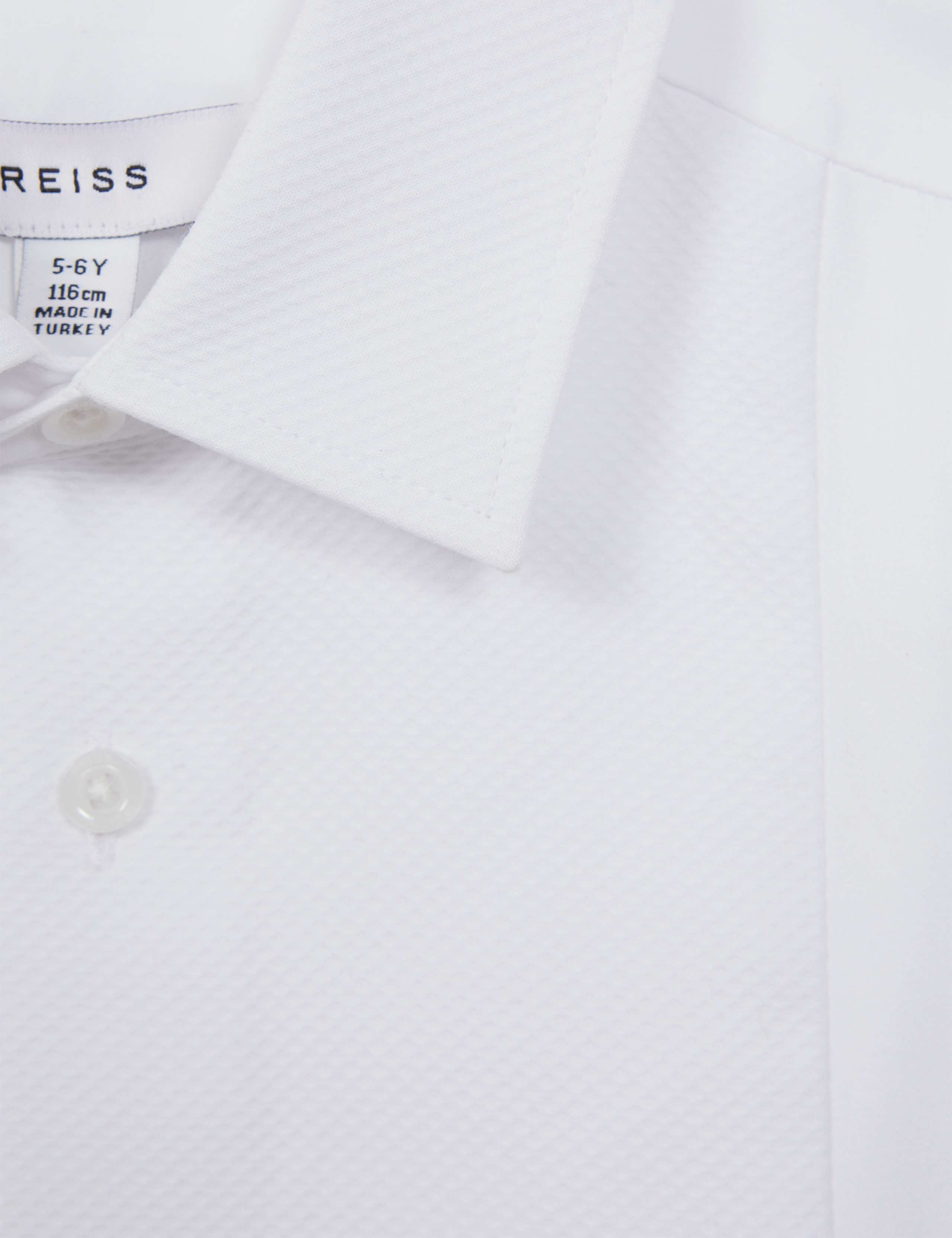 Pure Cotton Slim Fit Tuxedo Shirt (3-14 Yrs) 5 of 5