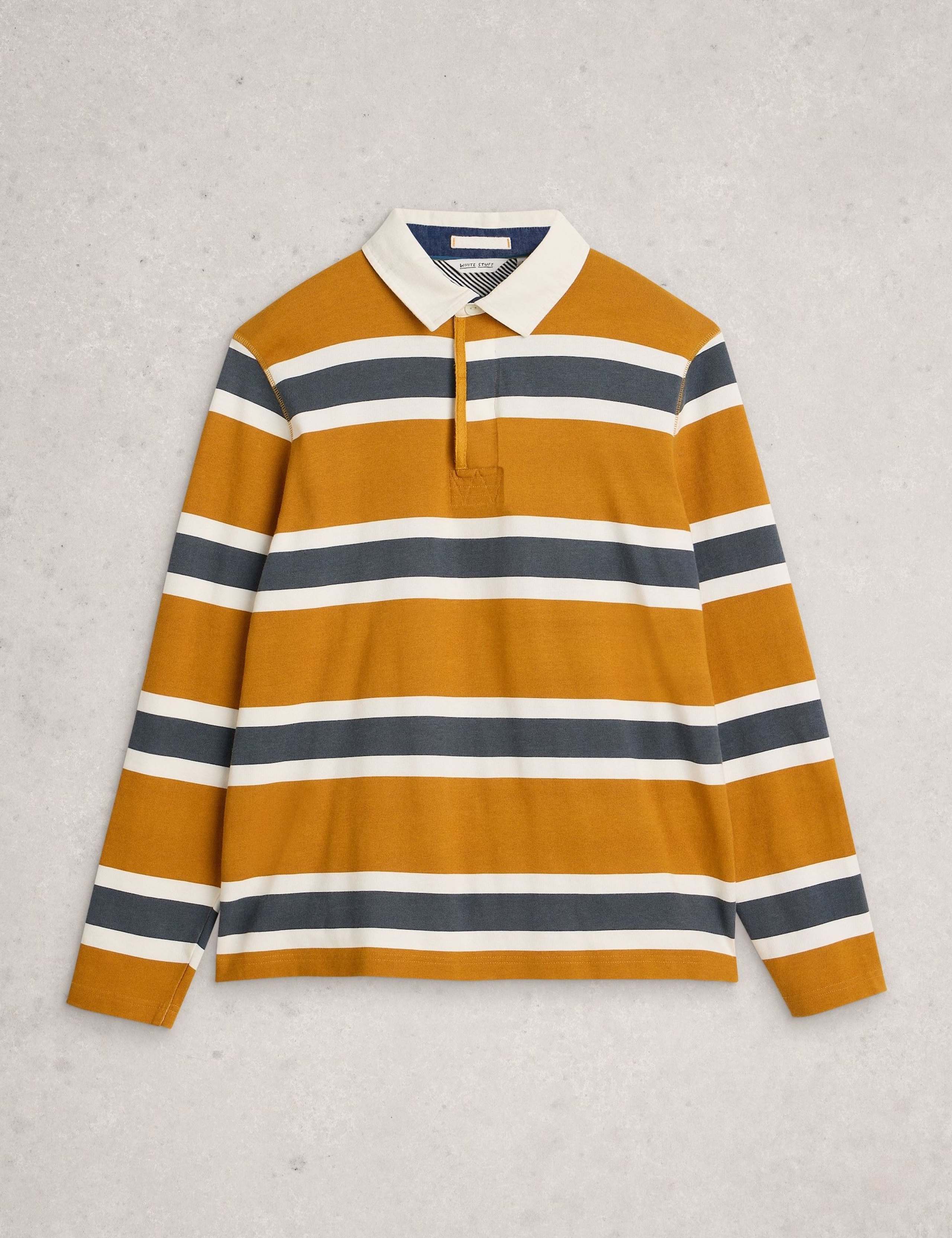 Pure Cotton Striped Rugby Shirt 2 of 6