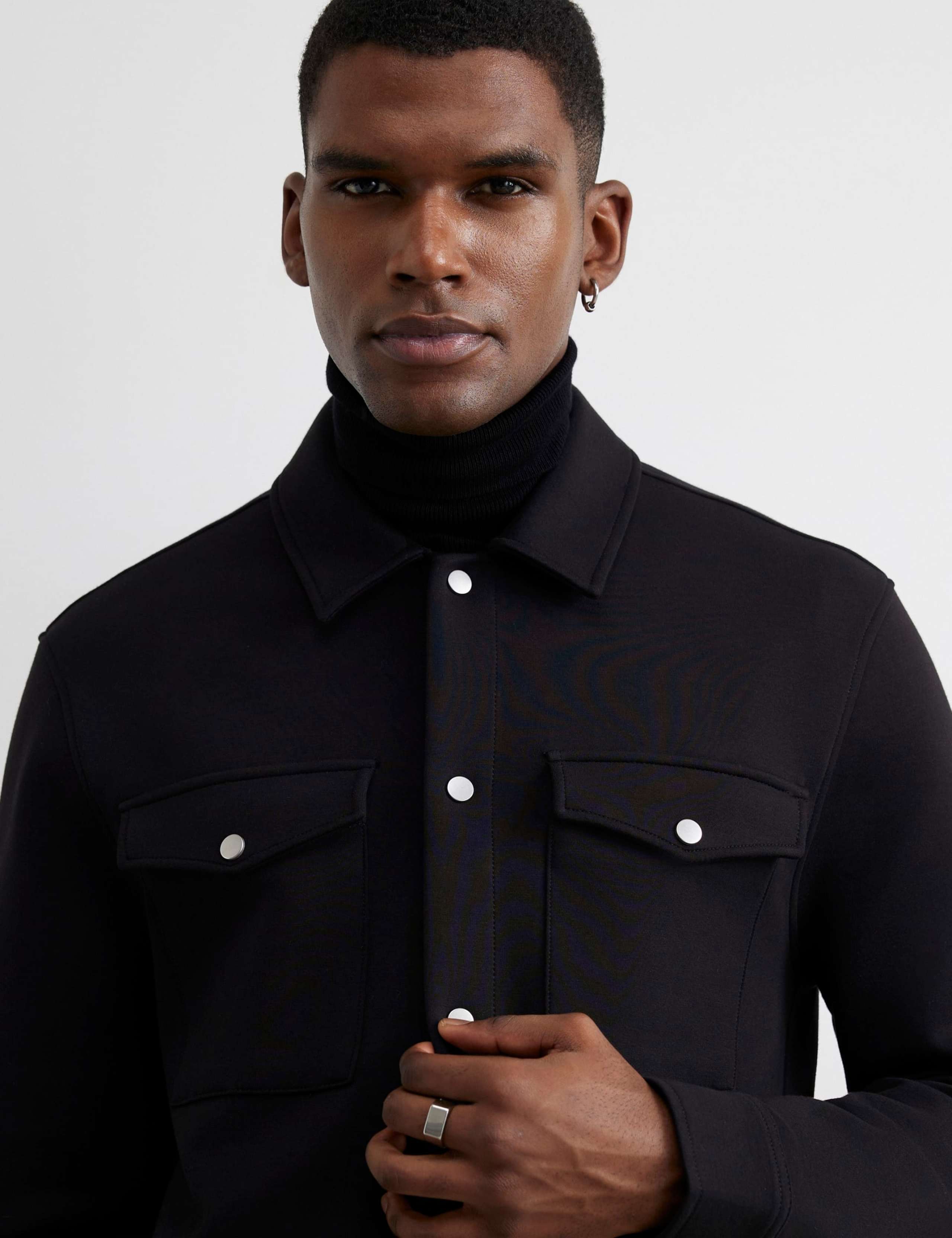 Slim Fit Pure Cotton Overshirt 4 of 6