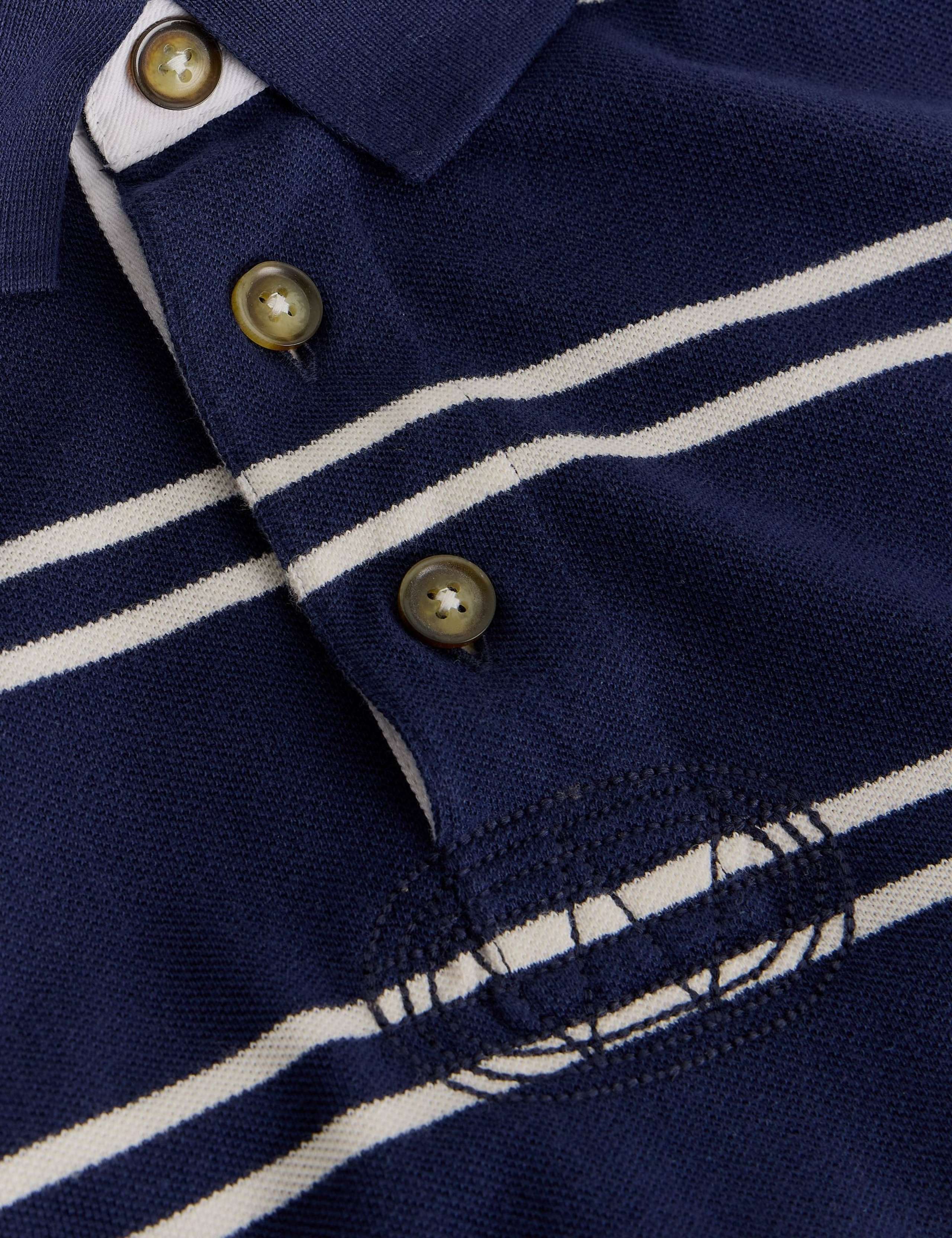 Pure Cotton Striped Rugby Shirt 6 of 6