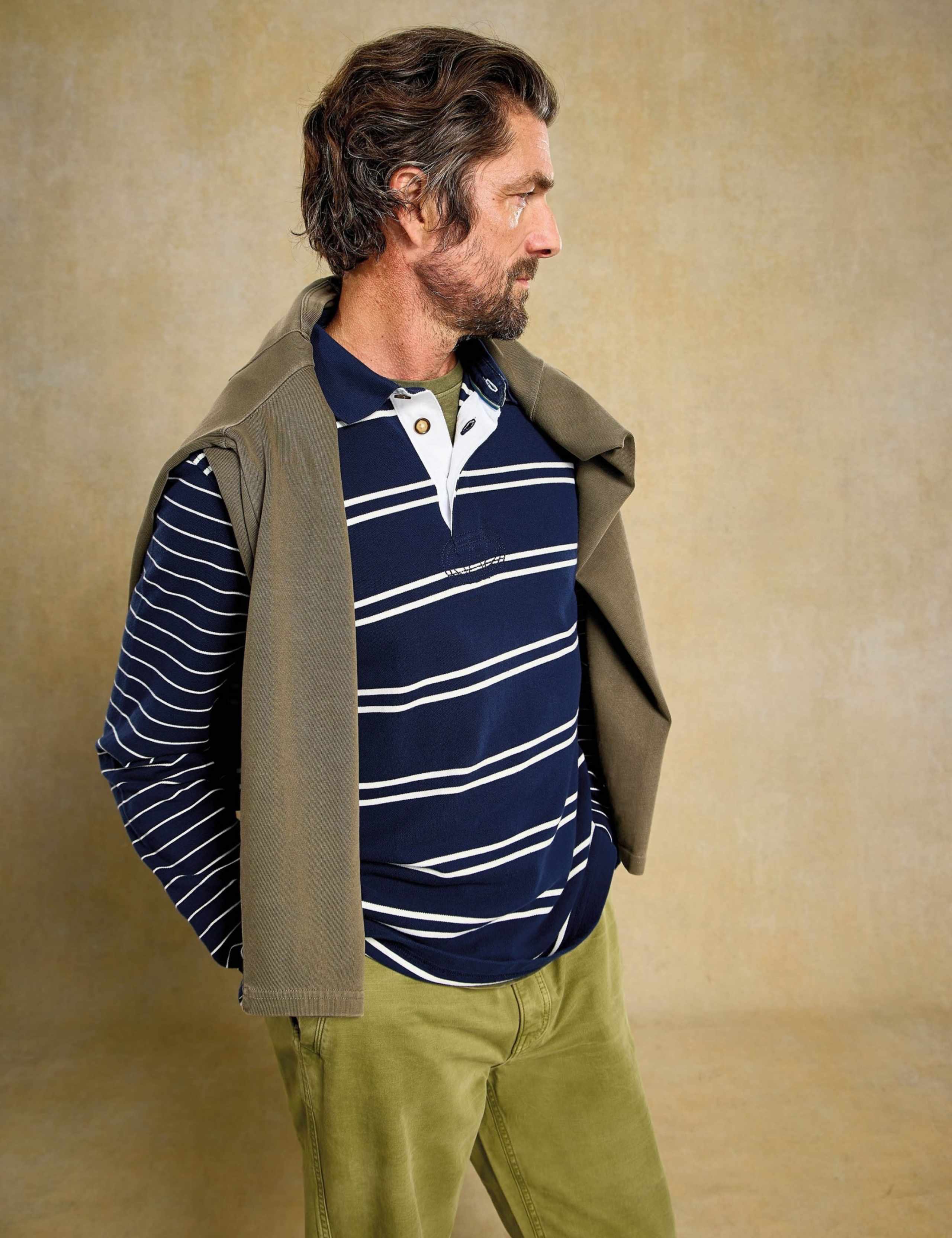 Pure Cotton Striped Rugby Shirt 7 of 7