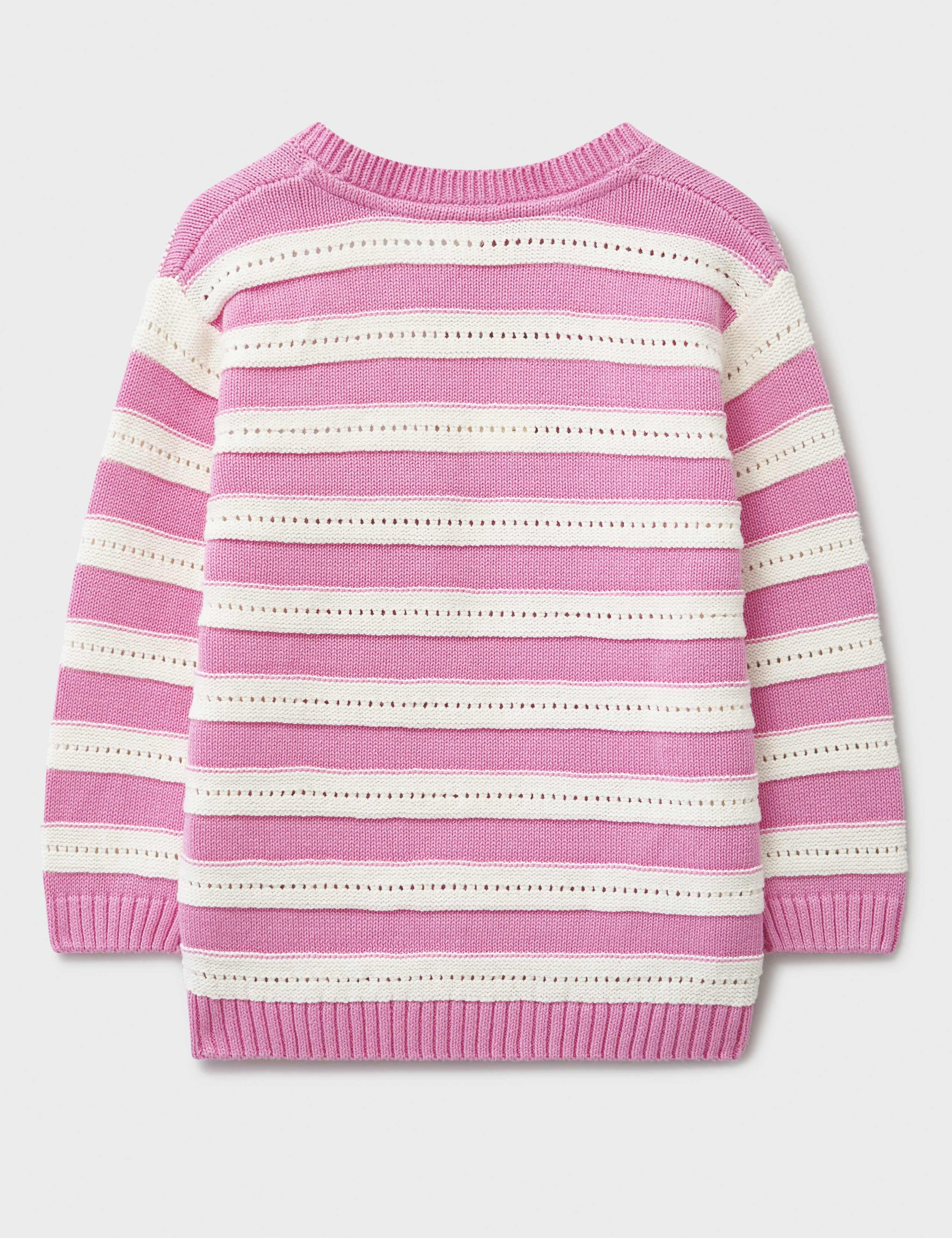Pure Cotton Striped Jumper (3-12 Yrs) 2 of 3