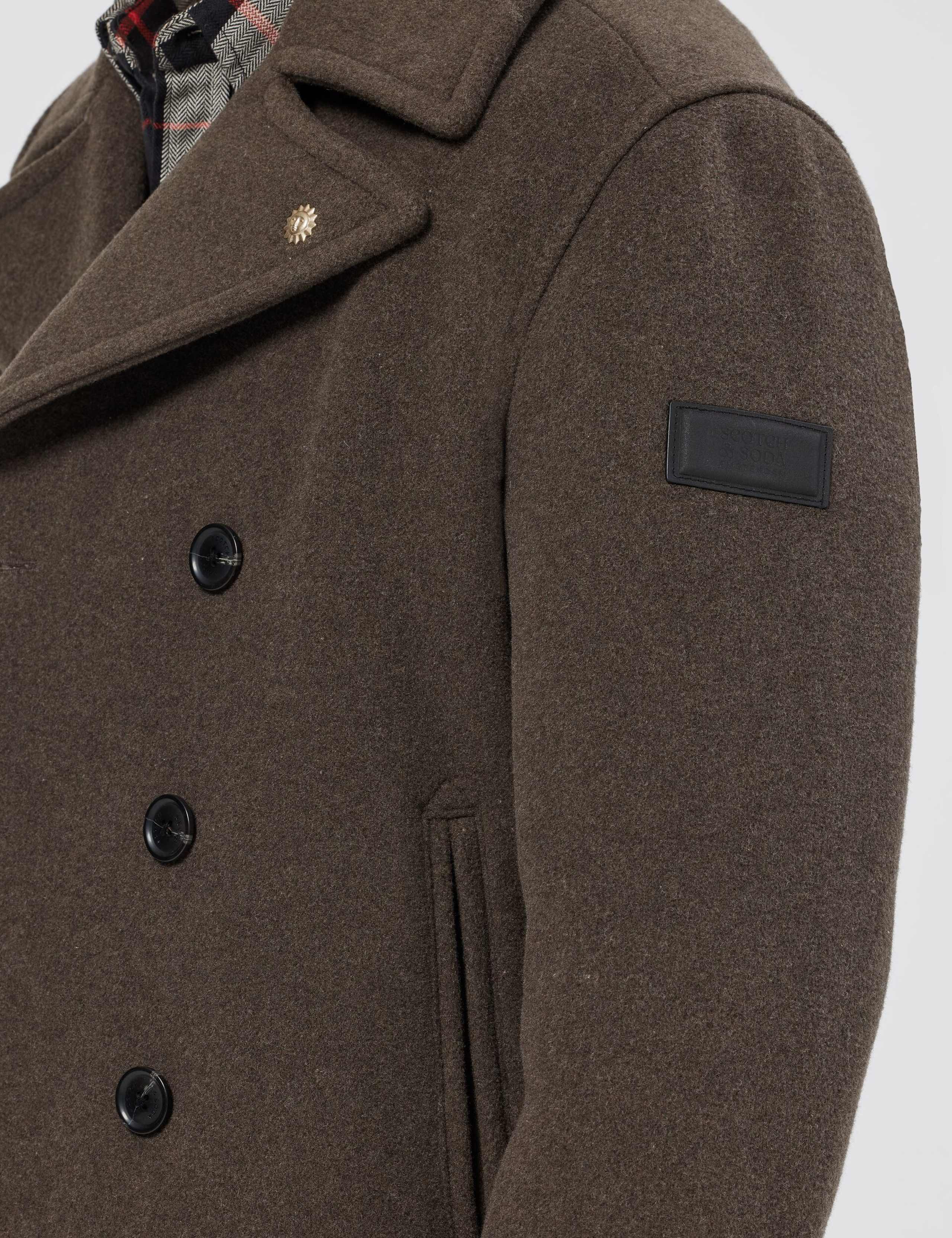 Wool Blend Peacoat 4 of 5