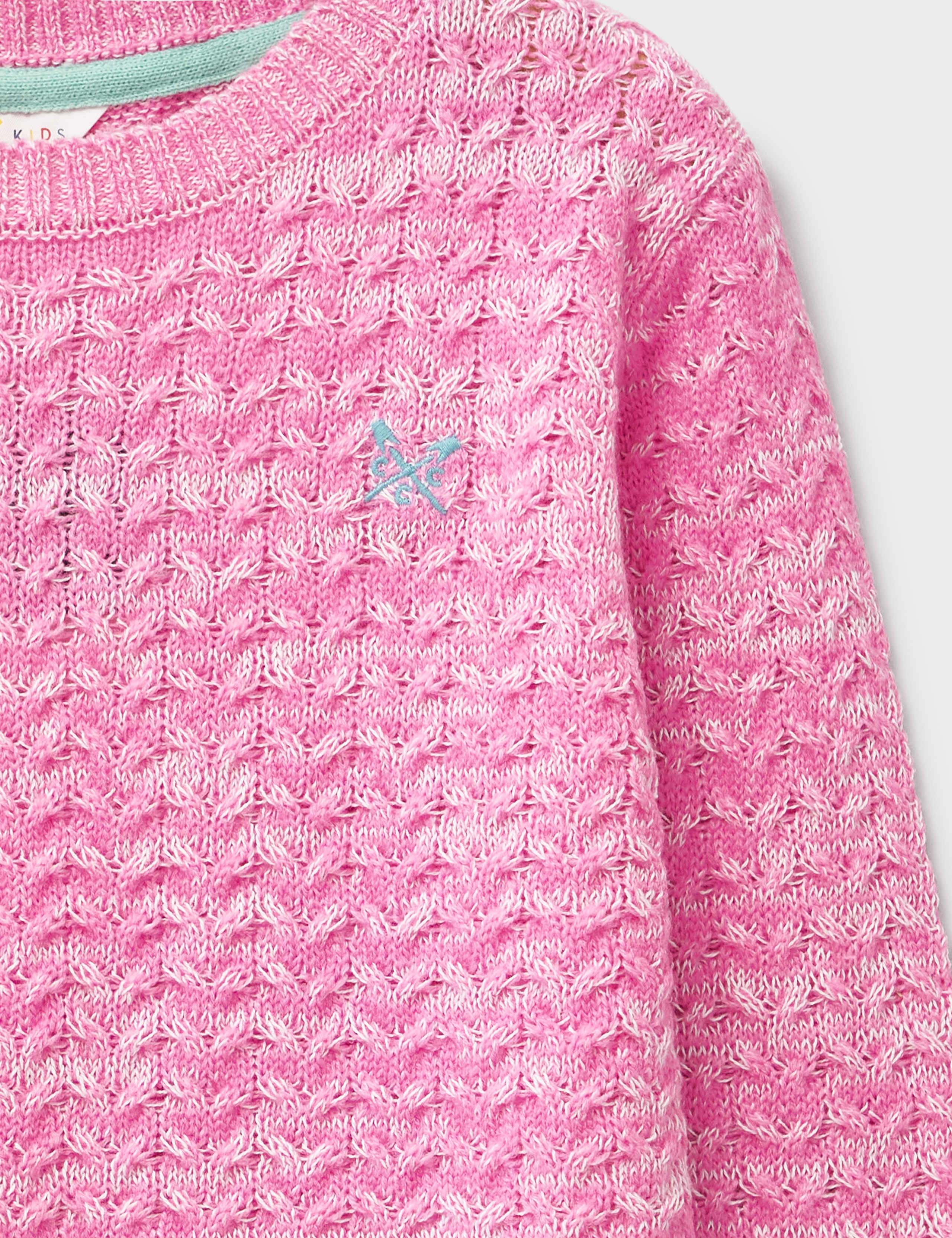 Cotton Blend Cable Knit Jumper (3-12 Yrs) 3 of 3
