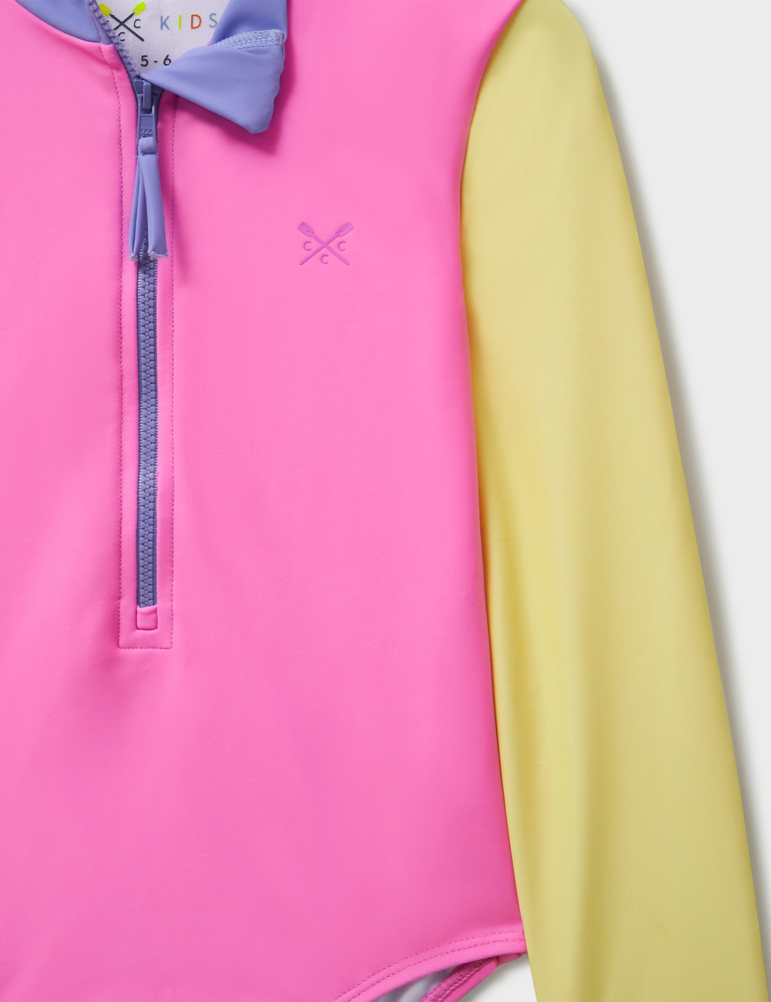 Colour Block Long Sleeve Swimsuit (3-12 Yrs) 3 of 3