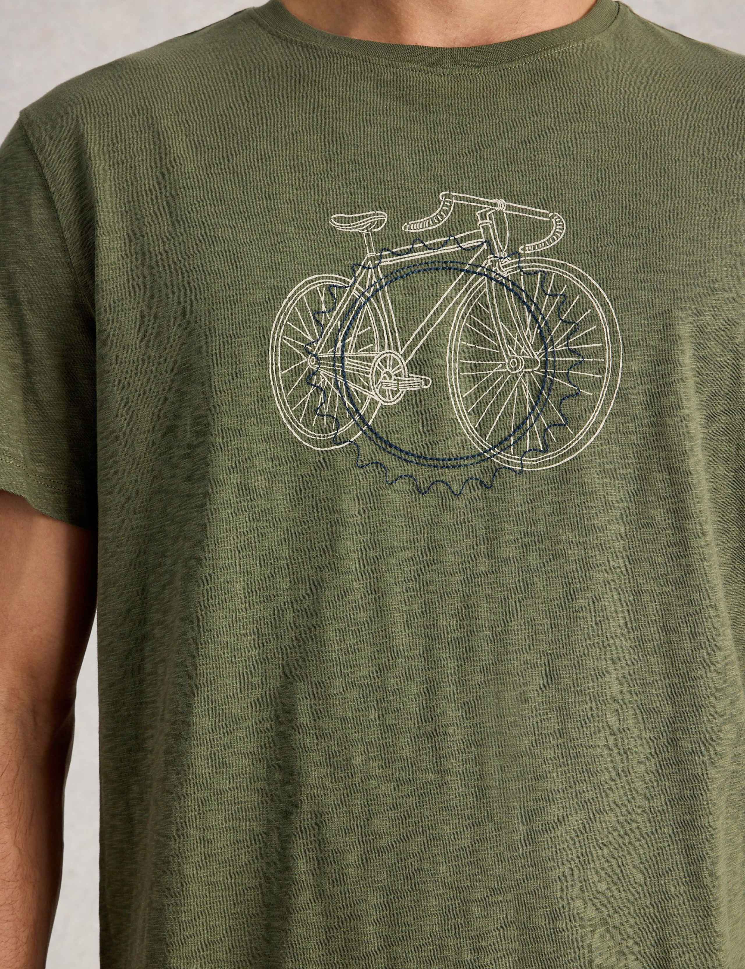 Pure Cotton Bicycle Cogs Graphic T-Shirt 3 of 6