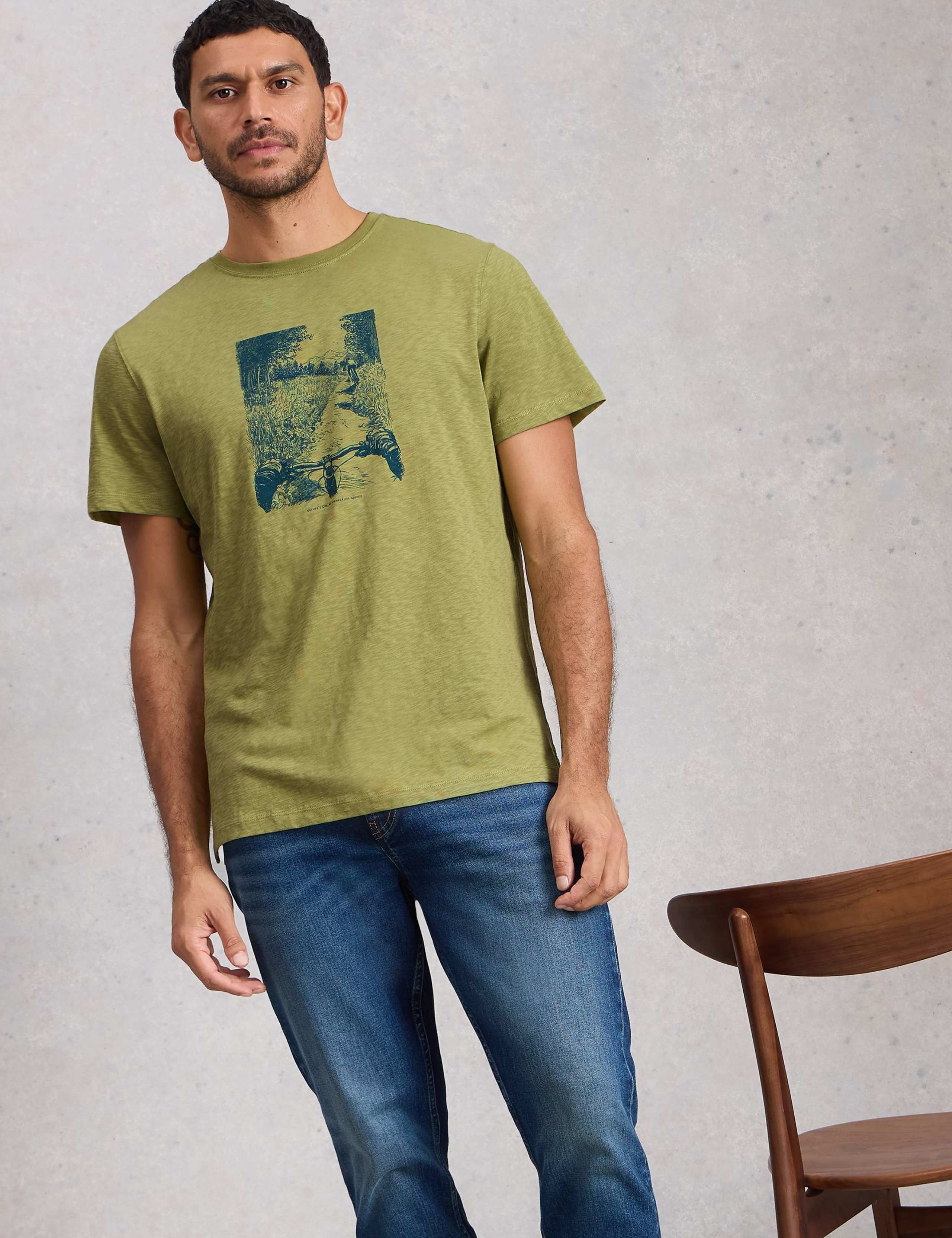 Pure Cotton Nature Graphic T-Shirt 3 of 6