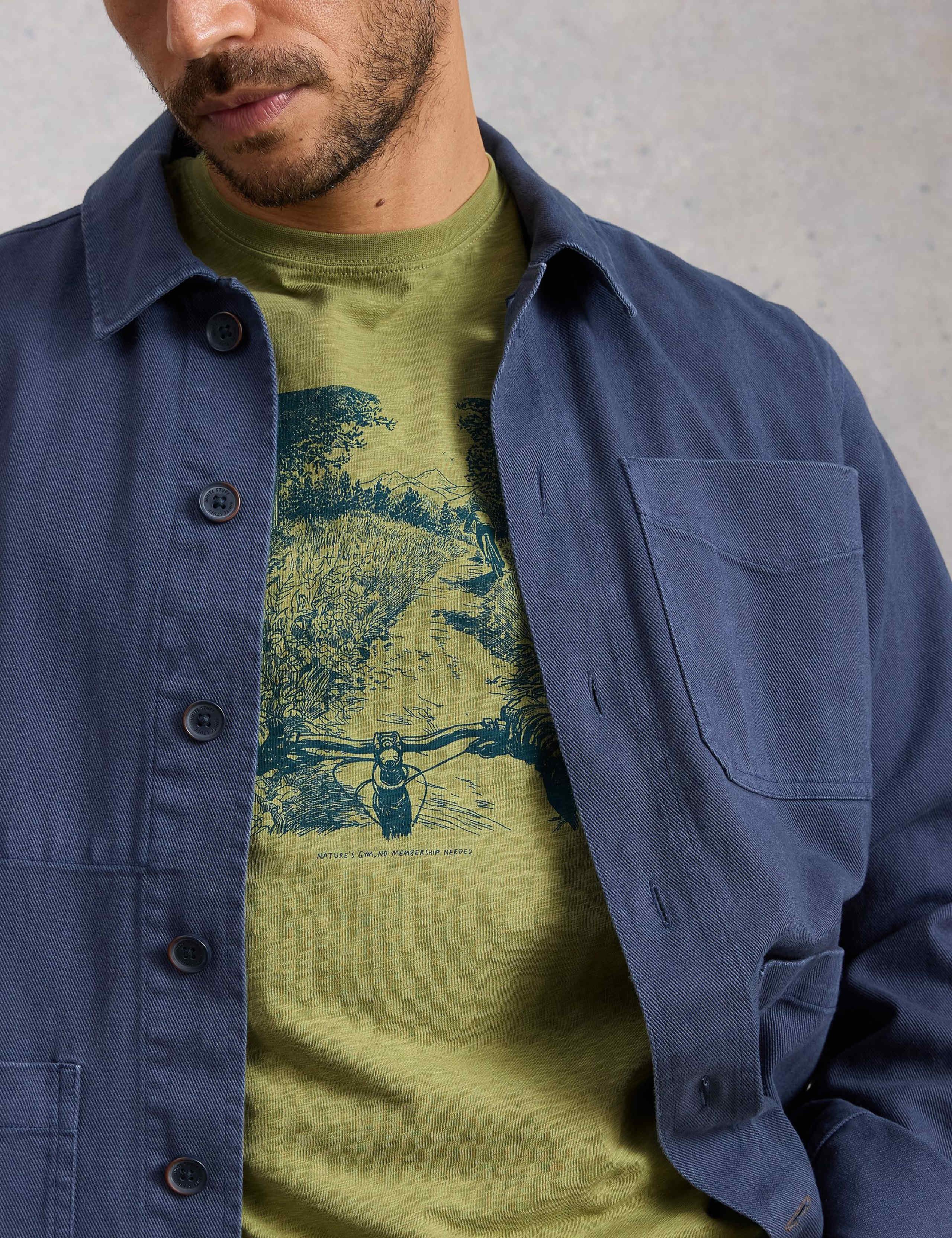 Pure Cotton Nature Graphic T-Shirt 5 of 6