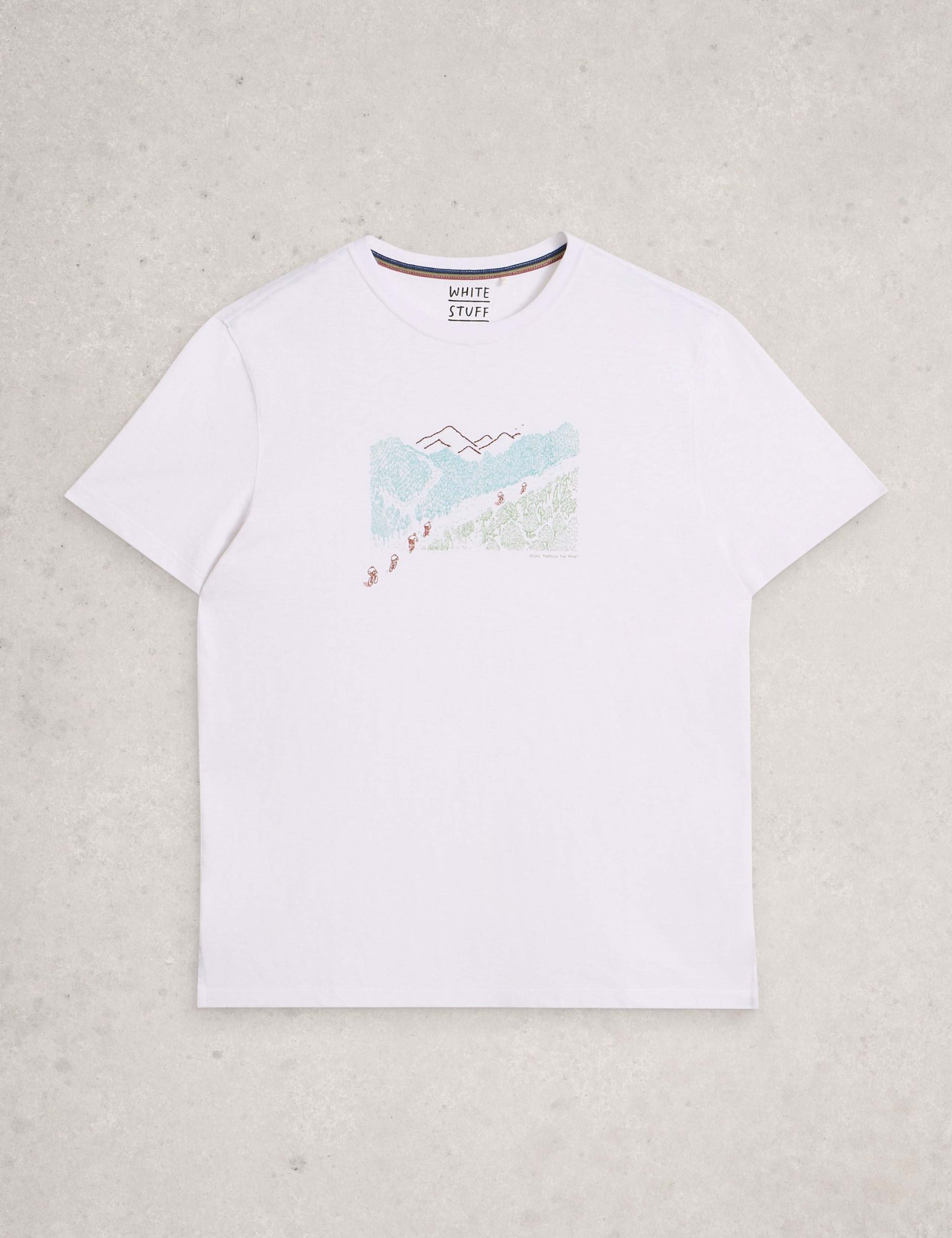 Pure Cotton Pedal Graphic T-Shirt 2 of 6