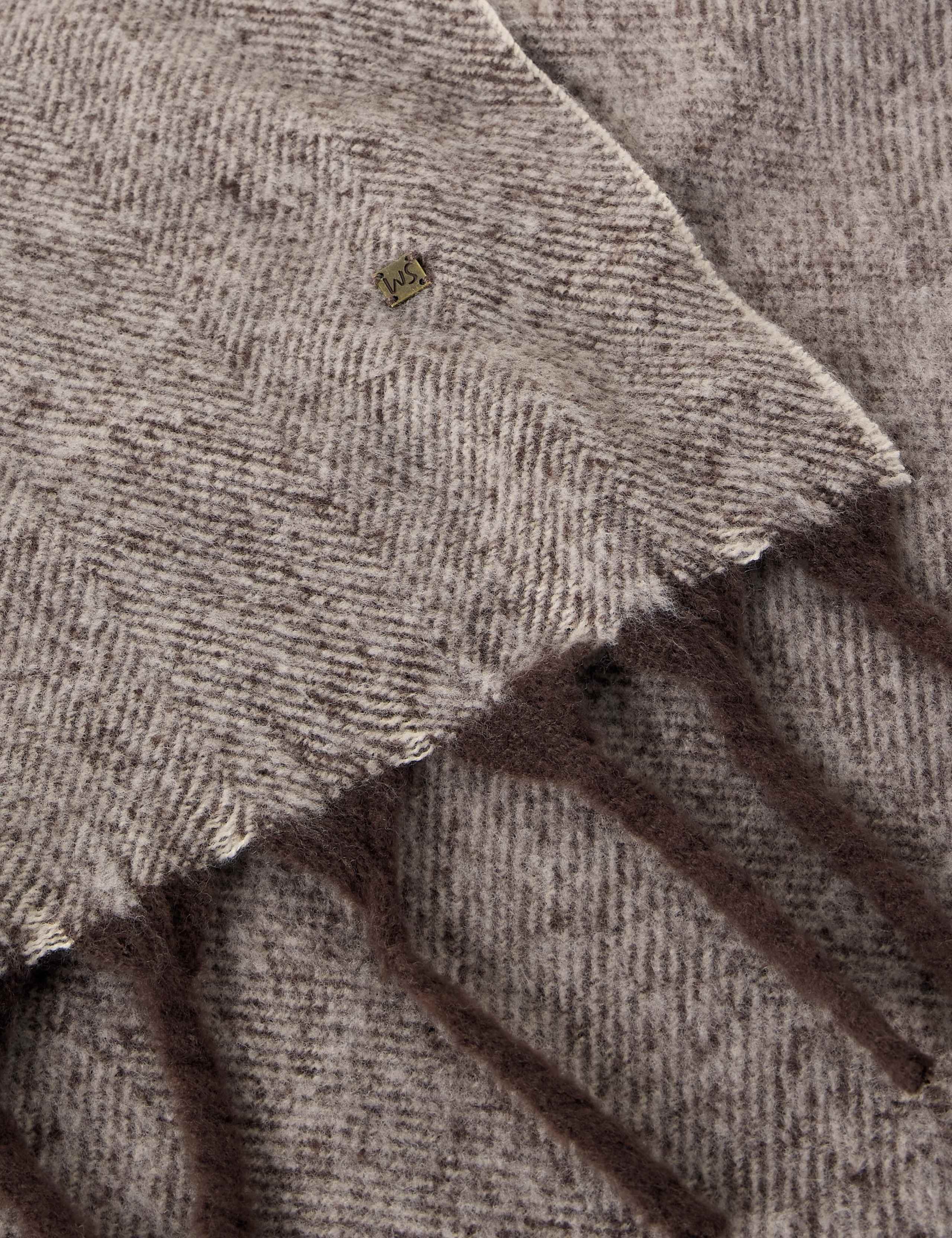Brushed Herringbone Scarf 3 of 3