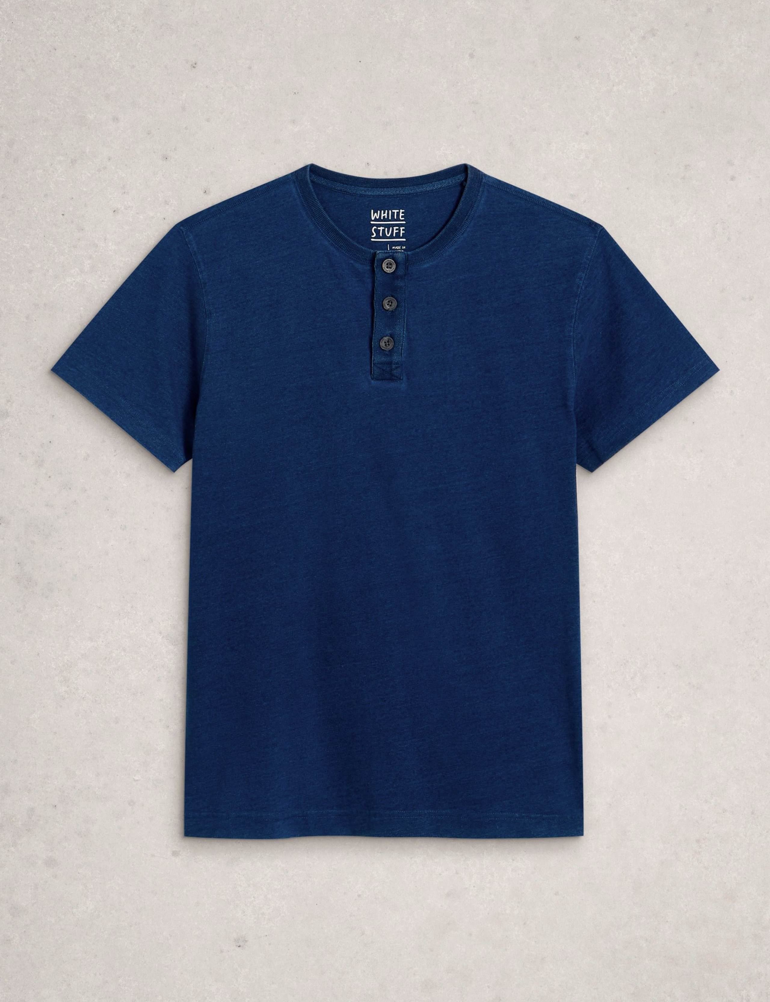 Pure Cotton Henley Top 2 of 6