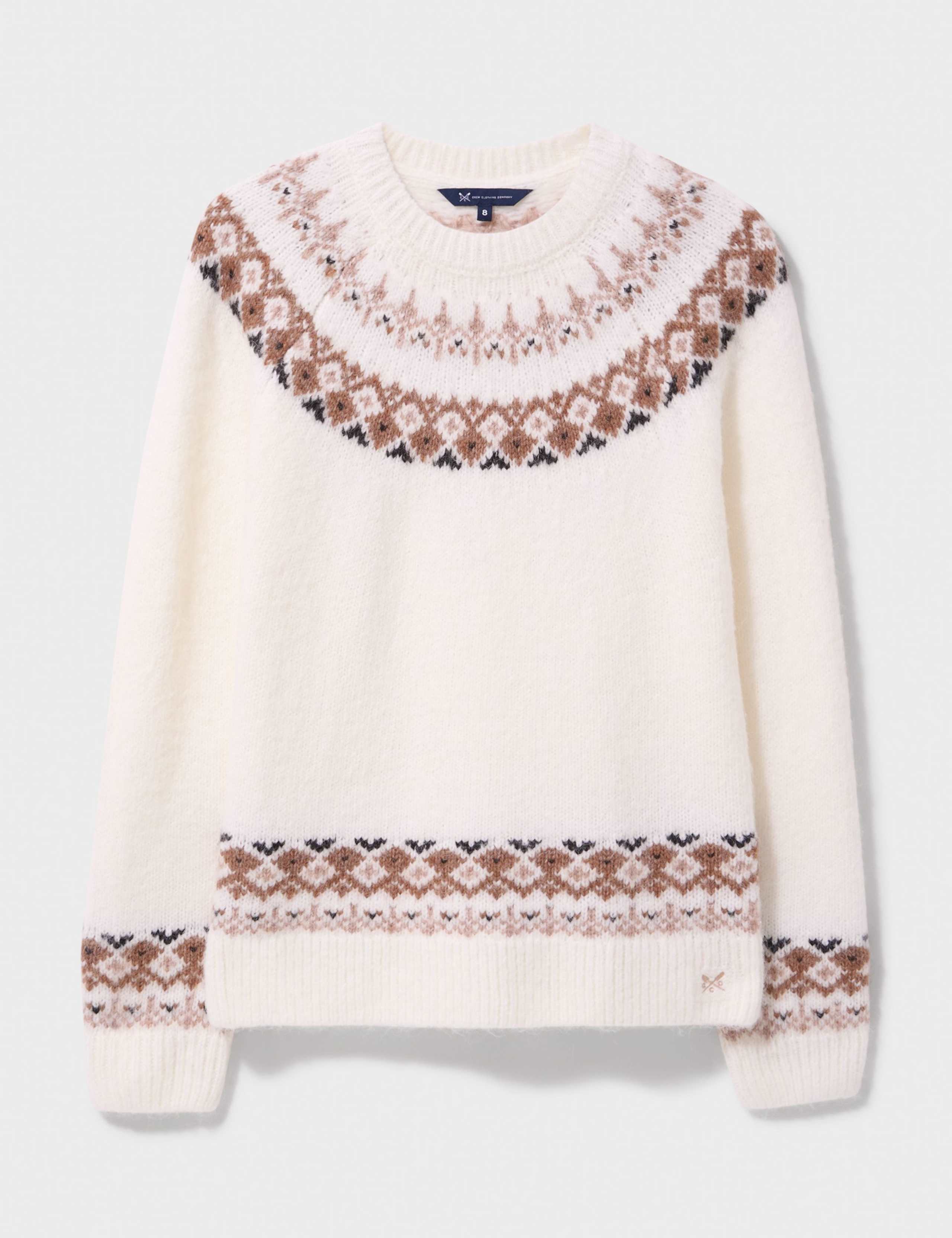 Fair Isle Crew Neck Jumper with Wool 2 of 5