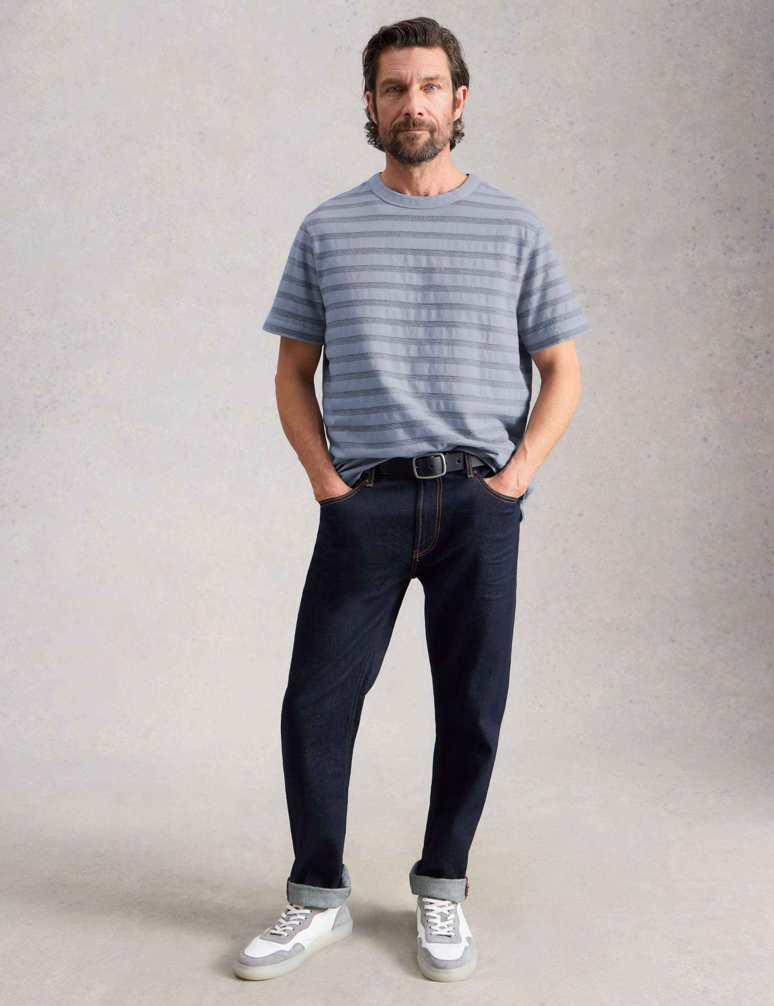 Pure Cotton Striped T-Shirt 1 of 6